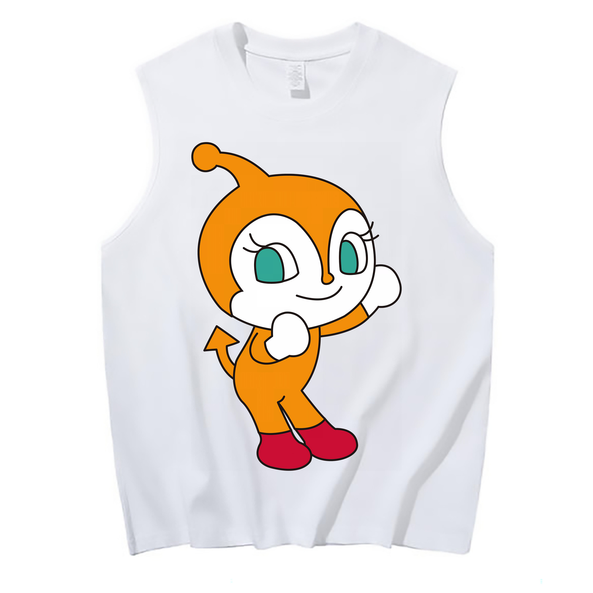 （画像用） アンパンマン Anpanman コットン100％タンクトップ（フロントプリント）