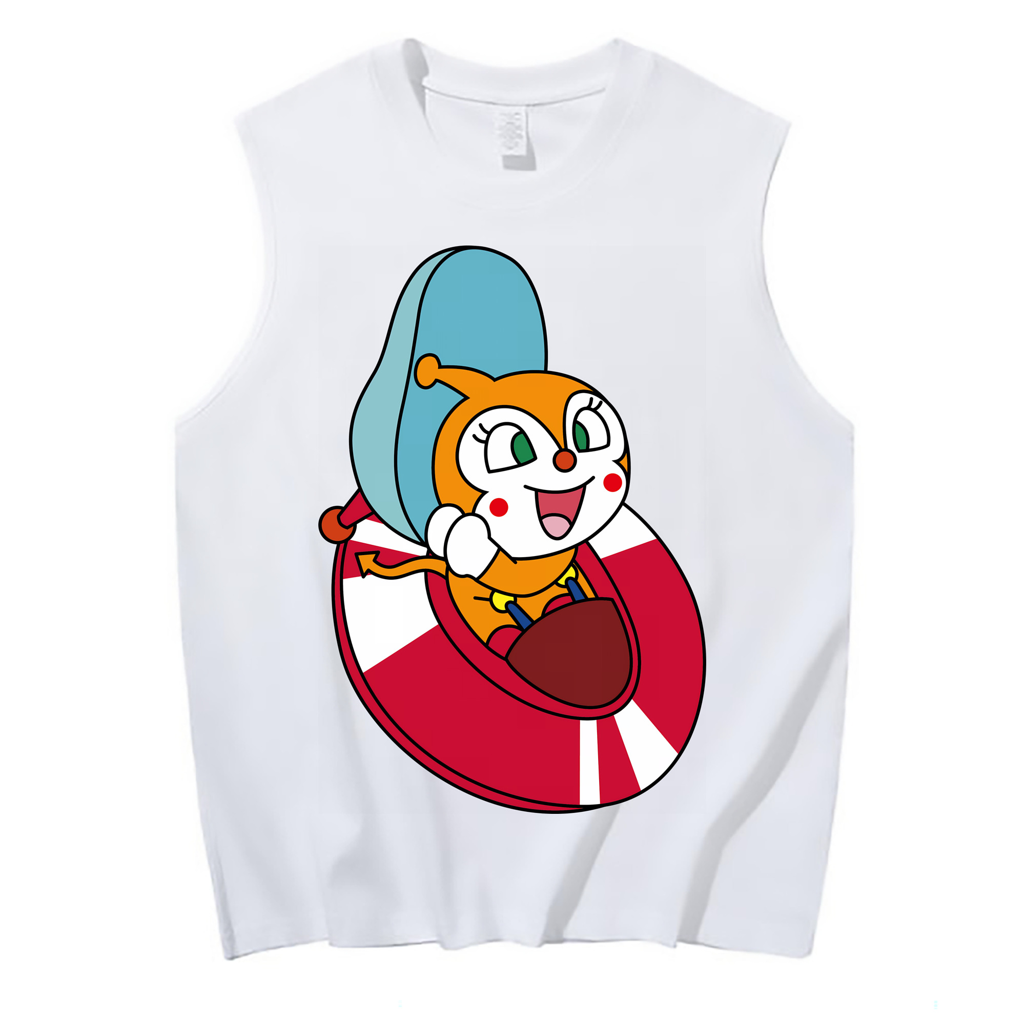 （画像用） アンパンマン Anpanman コットン100％タンクトップ（フロントプリント）