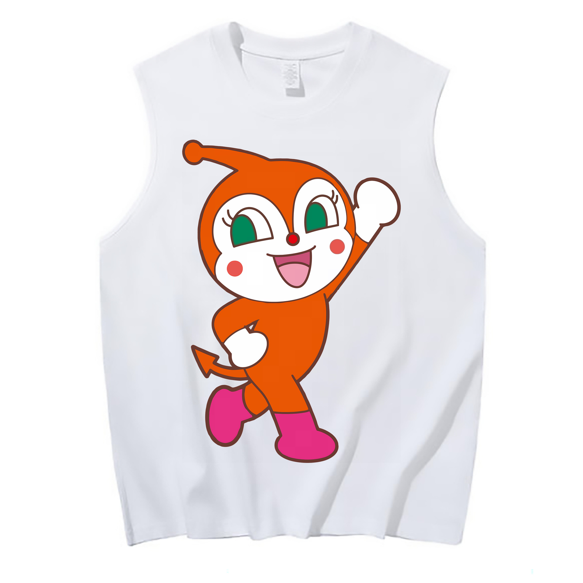 （画像用） アンパンマン Anpanman コットン100％タンクトップ（フロントプリント）