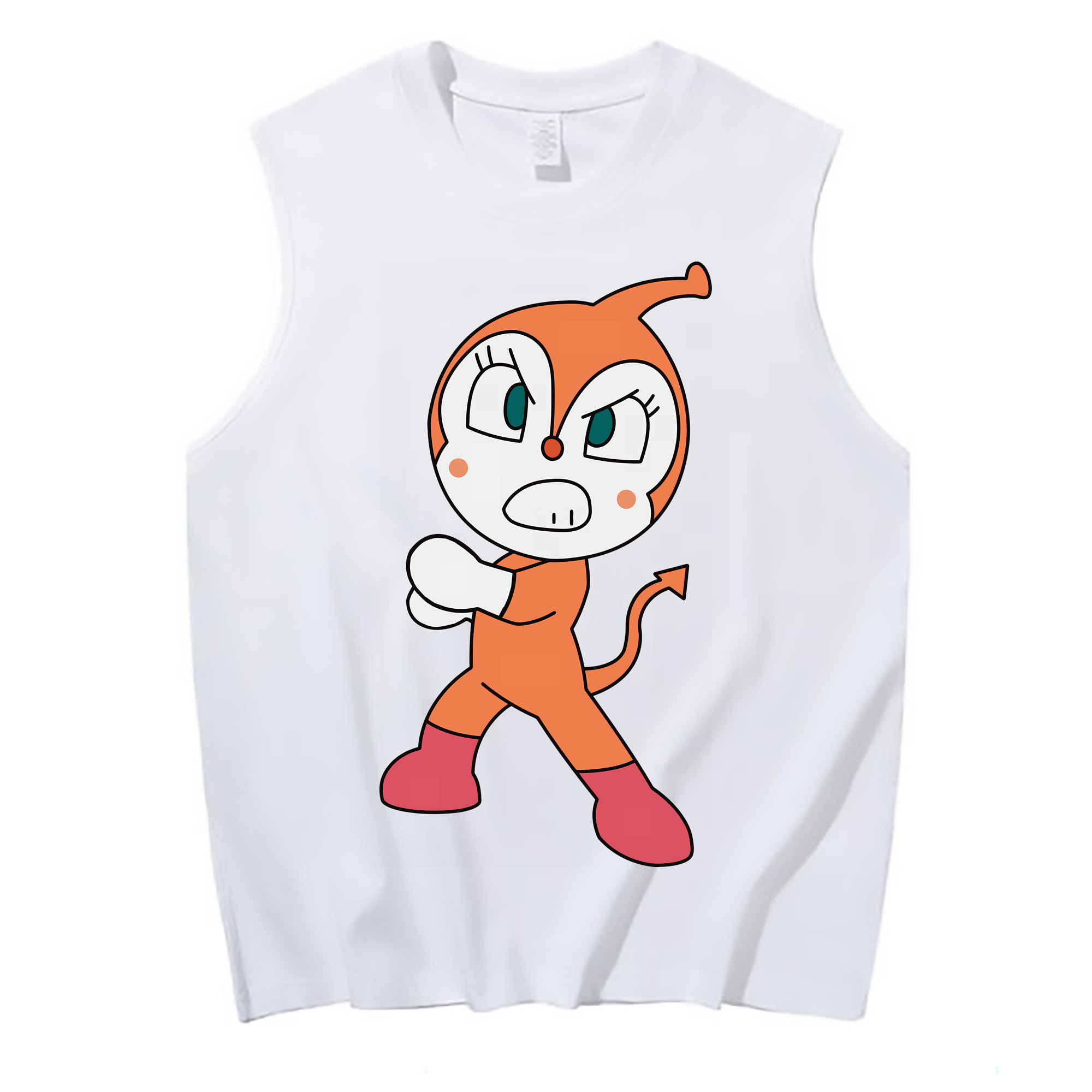（画像用） アンパンマン Anpanman コットン100％タンクトップ（フロントプリント）
