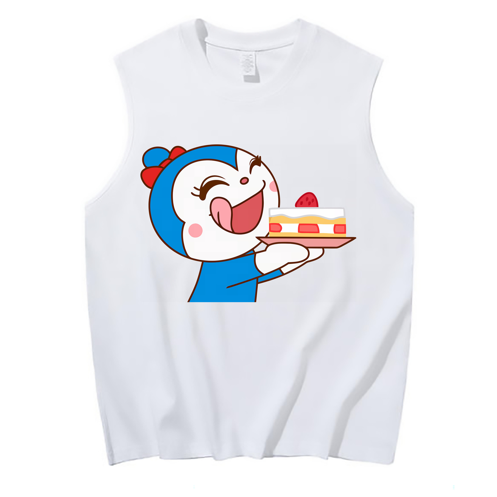 （画像用） アンパンマン Anpanman コットン100％タンクトップ（フロントプリント）