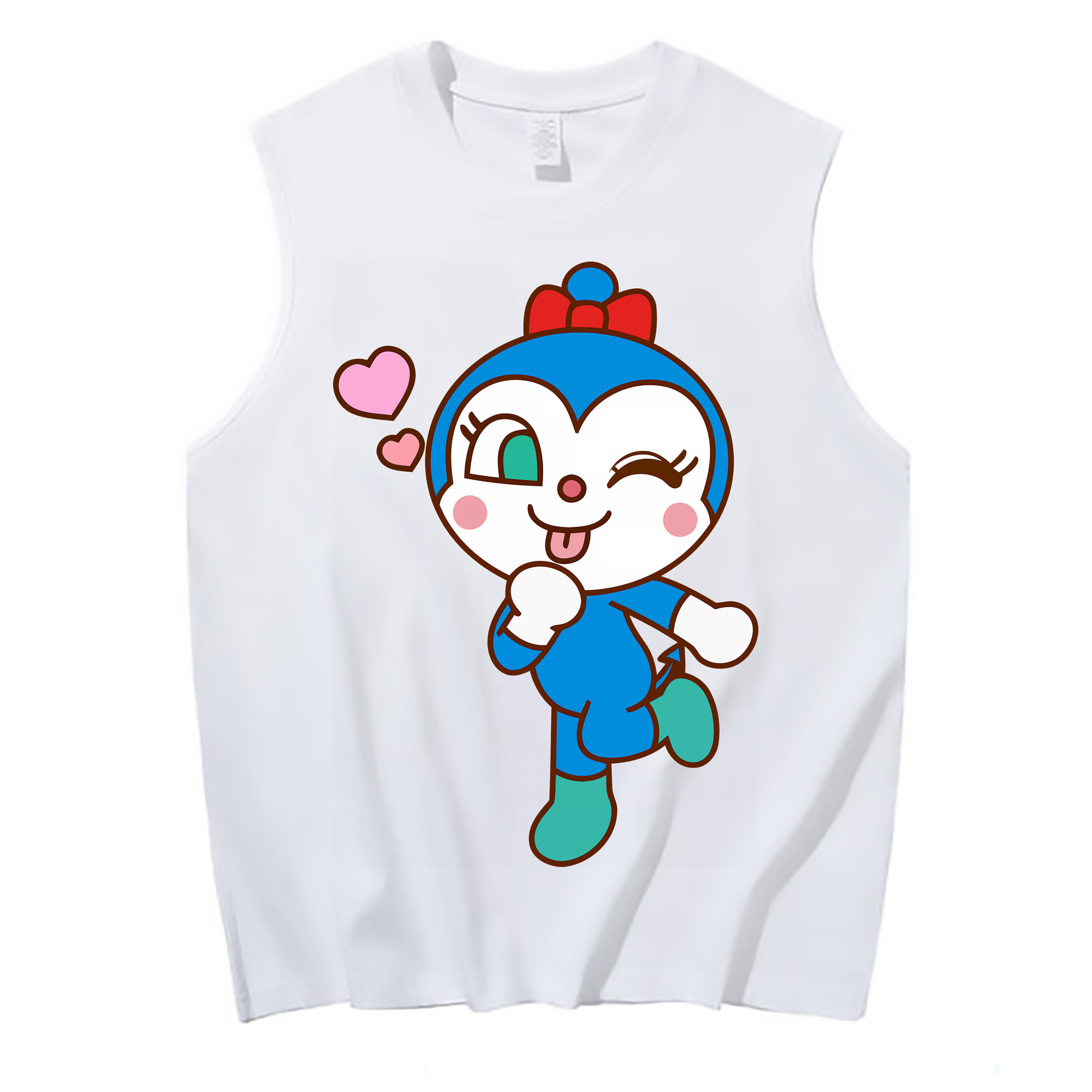 （画像用） アンパンマン Anpanman コットン100％タンクトップ（フロントプリント）