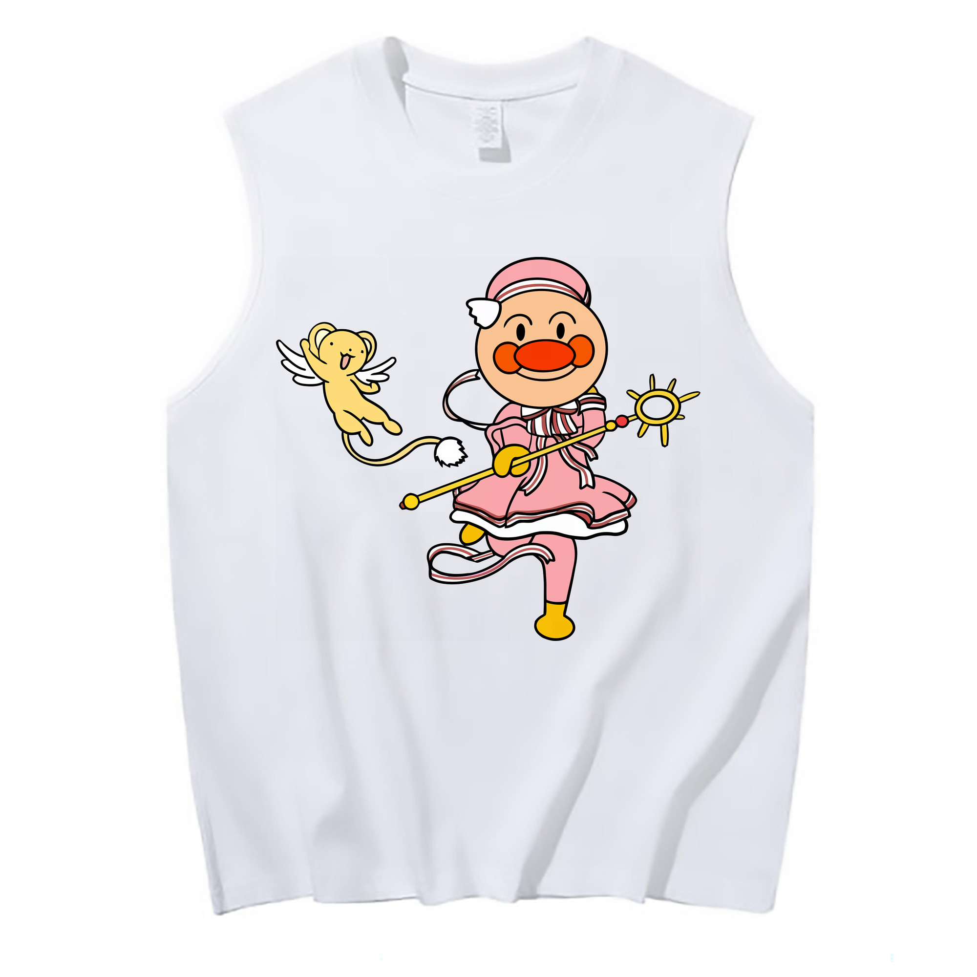 （画像用） アンパンマン Anpanman コットン100％タンクトップ（フロントプリント）