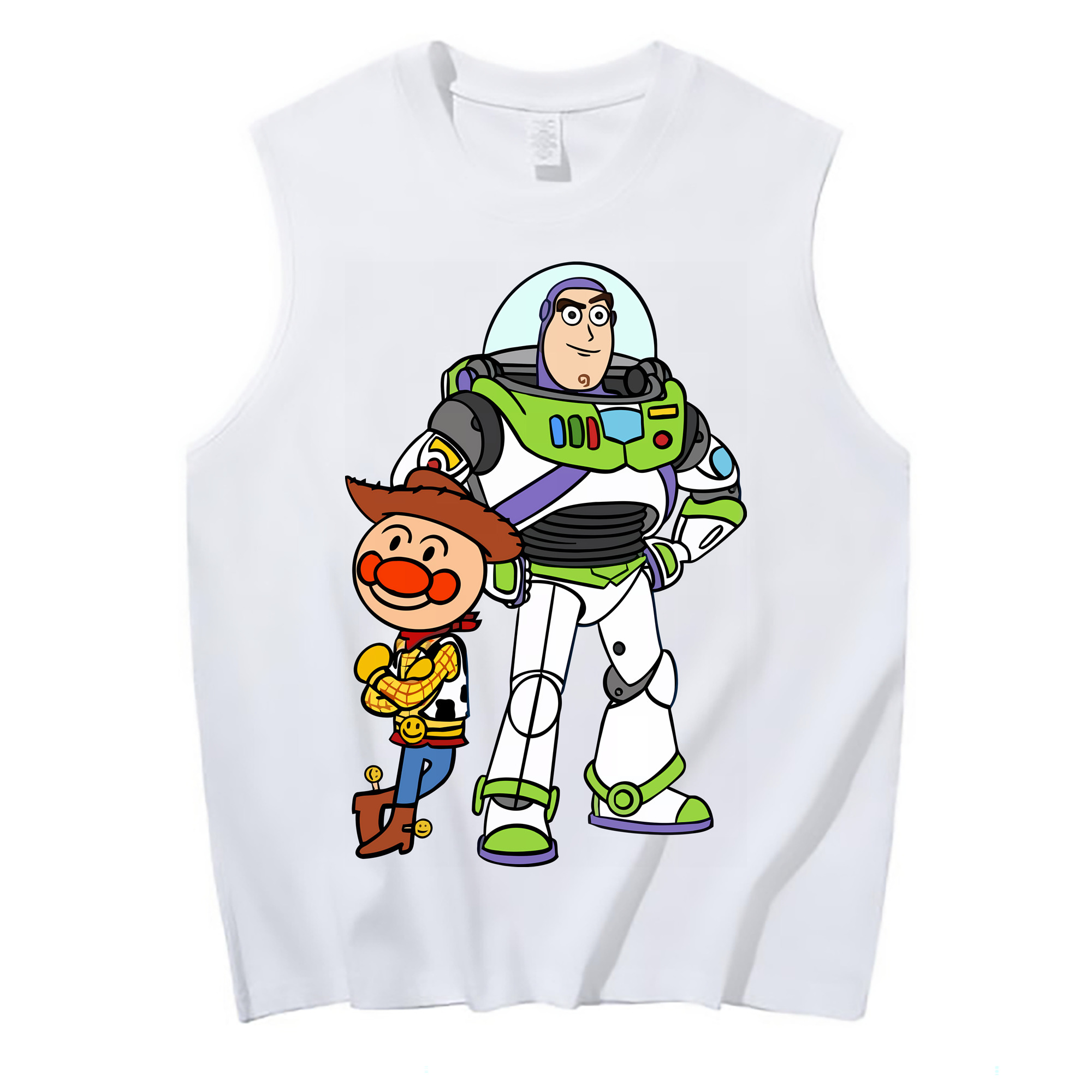 （画像用） アンパンマン Anpanman コットン100％タンクトップ（フロントプリント）