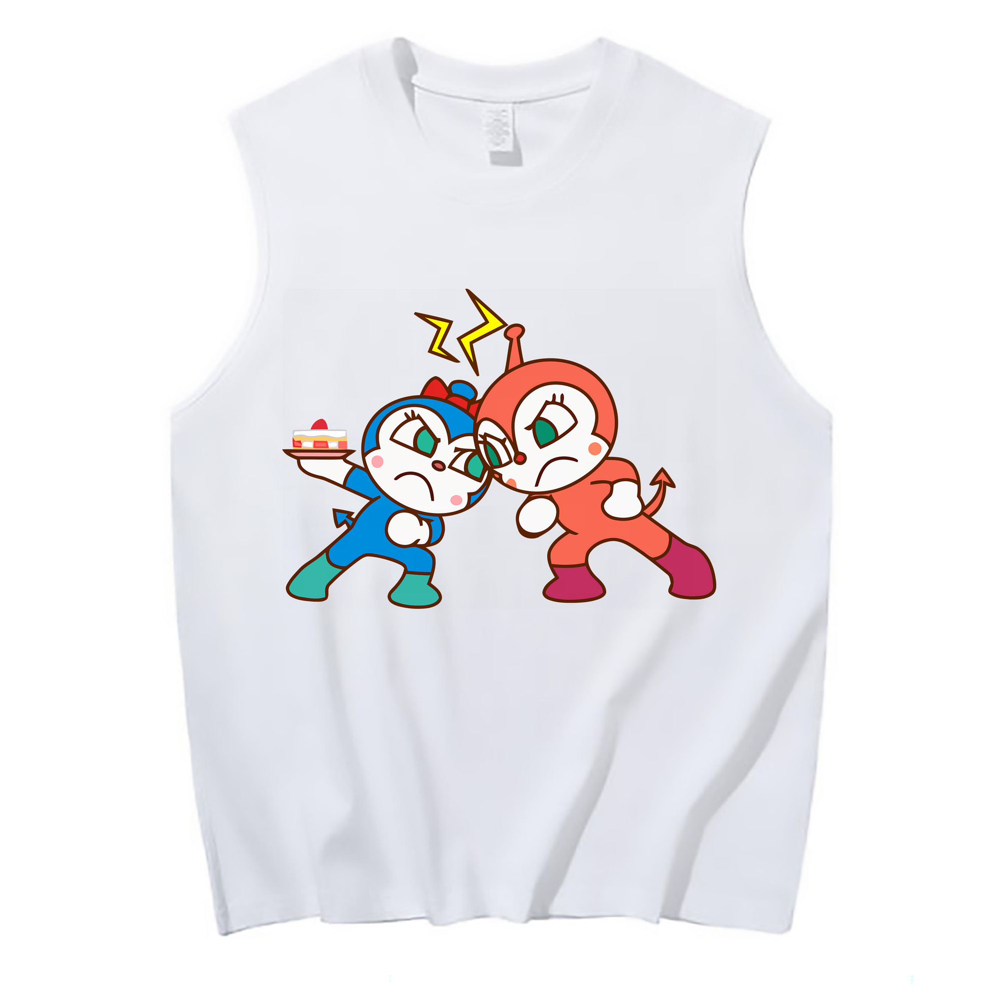 （画像用） アンパンマン Anpanman コットン100％タンクトップ（フロントプリント）