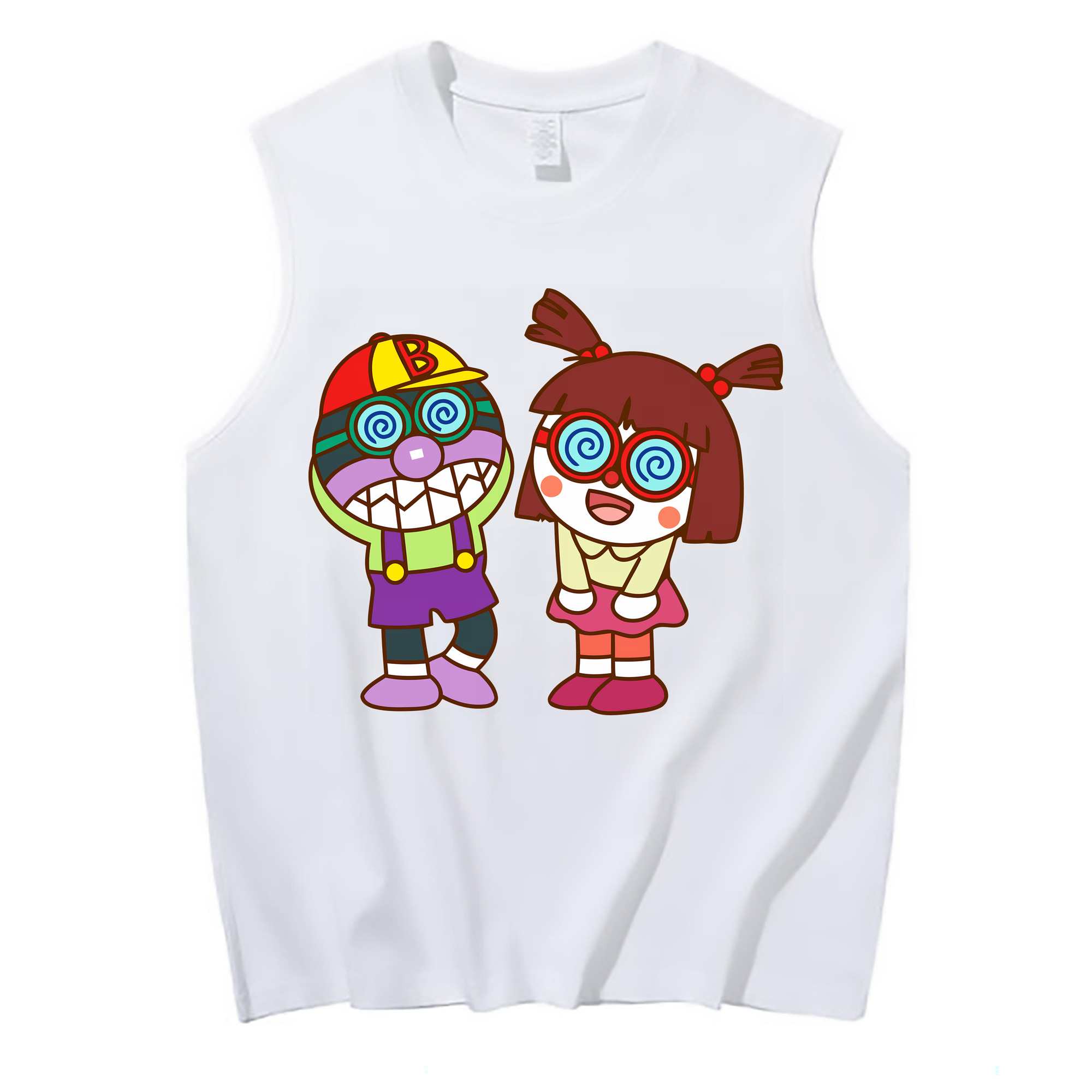 （画像用） アンパンマン Anpanman コットン100％タンクトップ（フロントプリント）