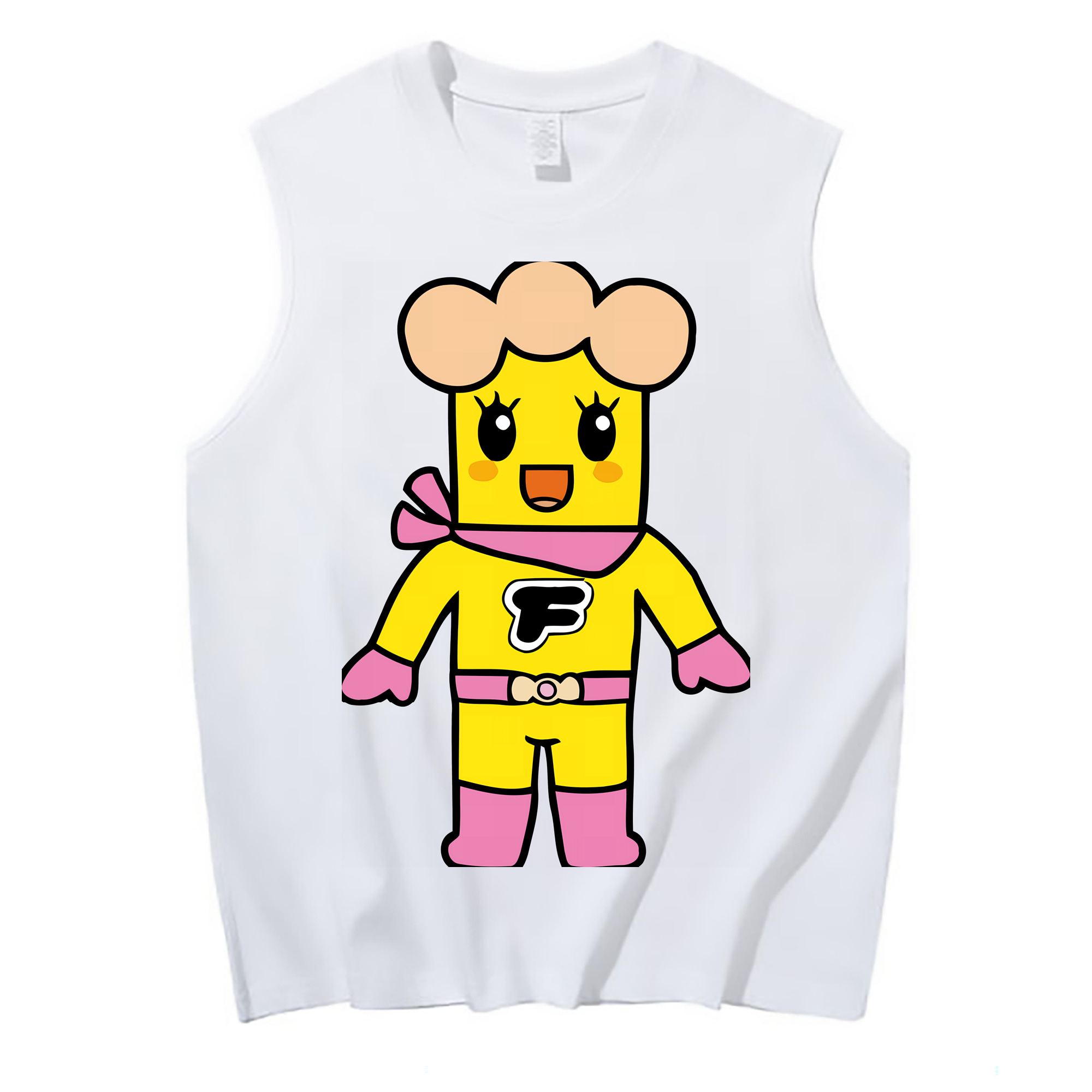 （画像用） アンパンマン Anpanman コットン100％タンクトップ（フロントプリント）