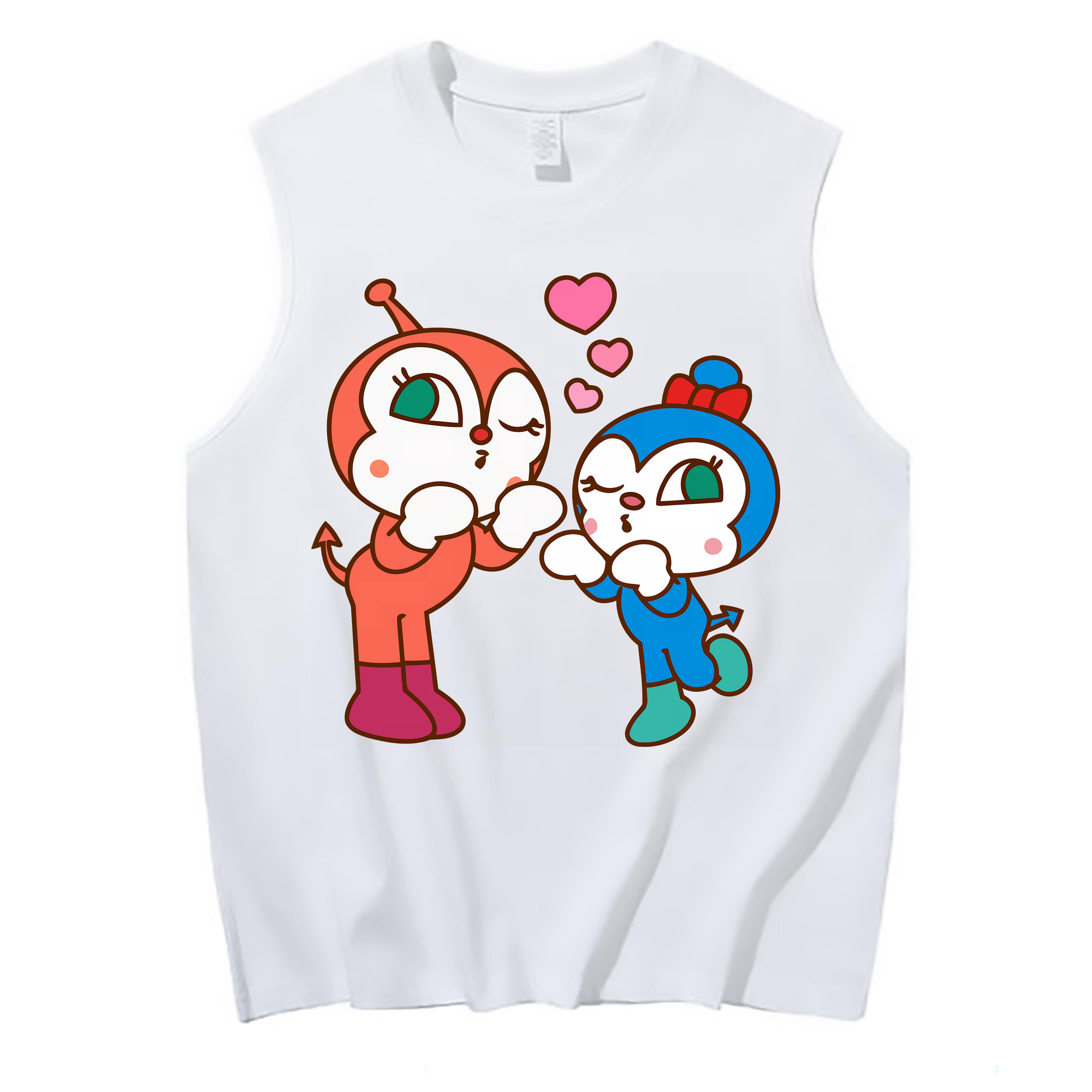 （画像用） アンパンマン Anpanman コットン100％タンクトップ（フロントプリント）