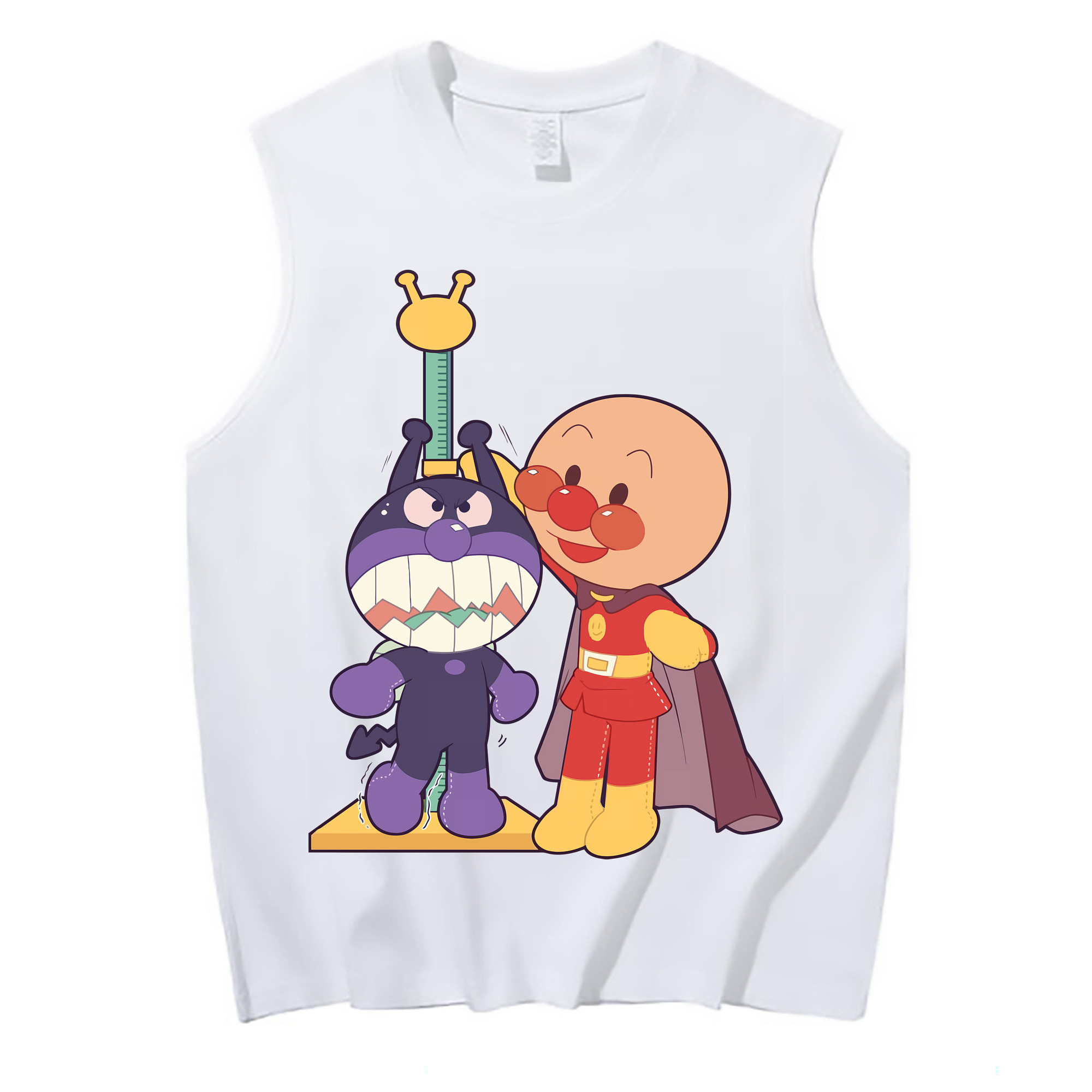 （画像用） アンパンマン Anpanman コットン100％タンクトップ（フロントプリント）
