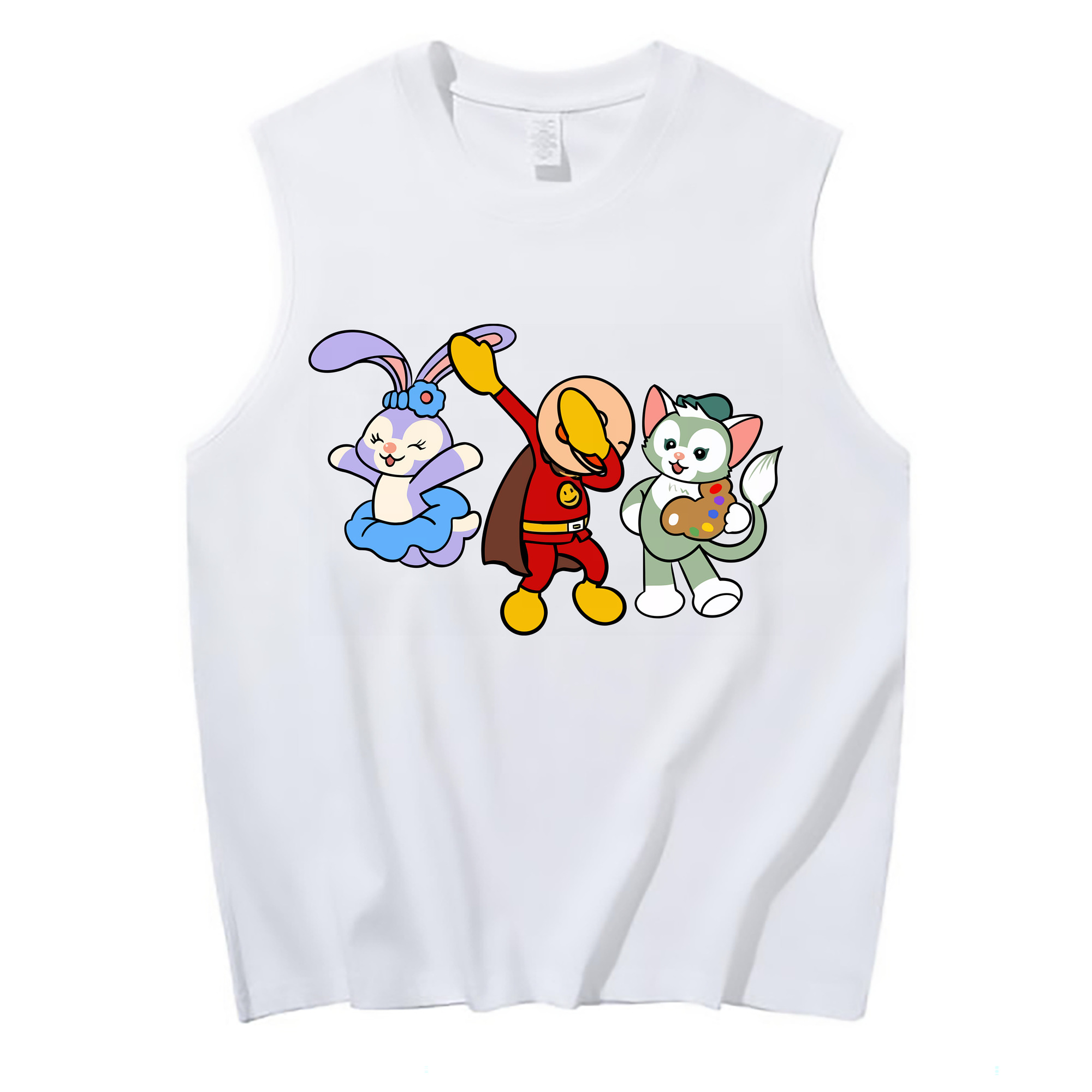 （画像用） アンパンマン Anpanman コットン100％タンクトップ（フロントプリント）