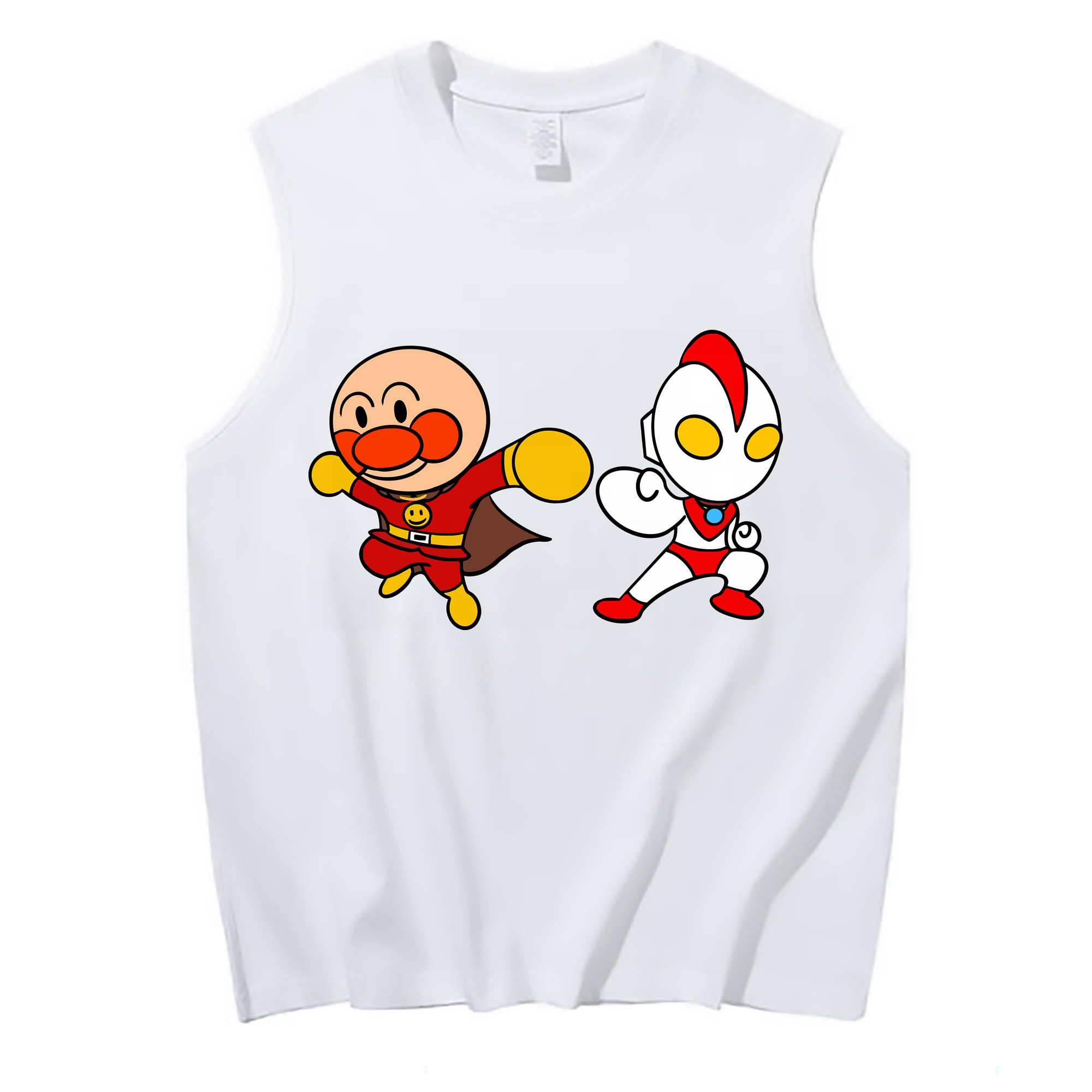 （画像用） アンパンマン Anpanman コットン100％タンクトップ（フロントプリント）