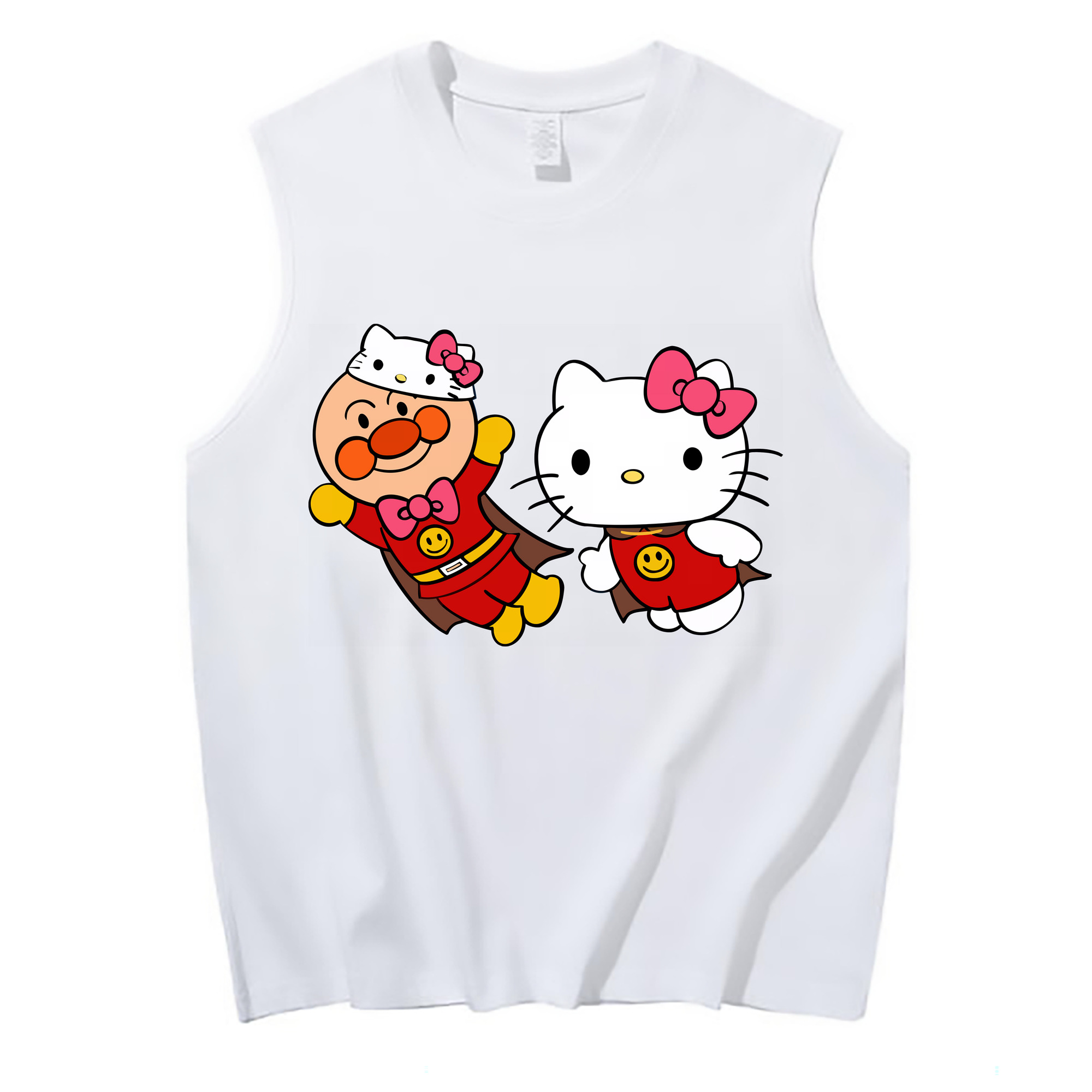 （画像用） アンパンマン Anpanman コットン100％タンクトップ（フロントプリント）
