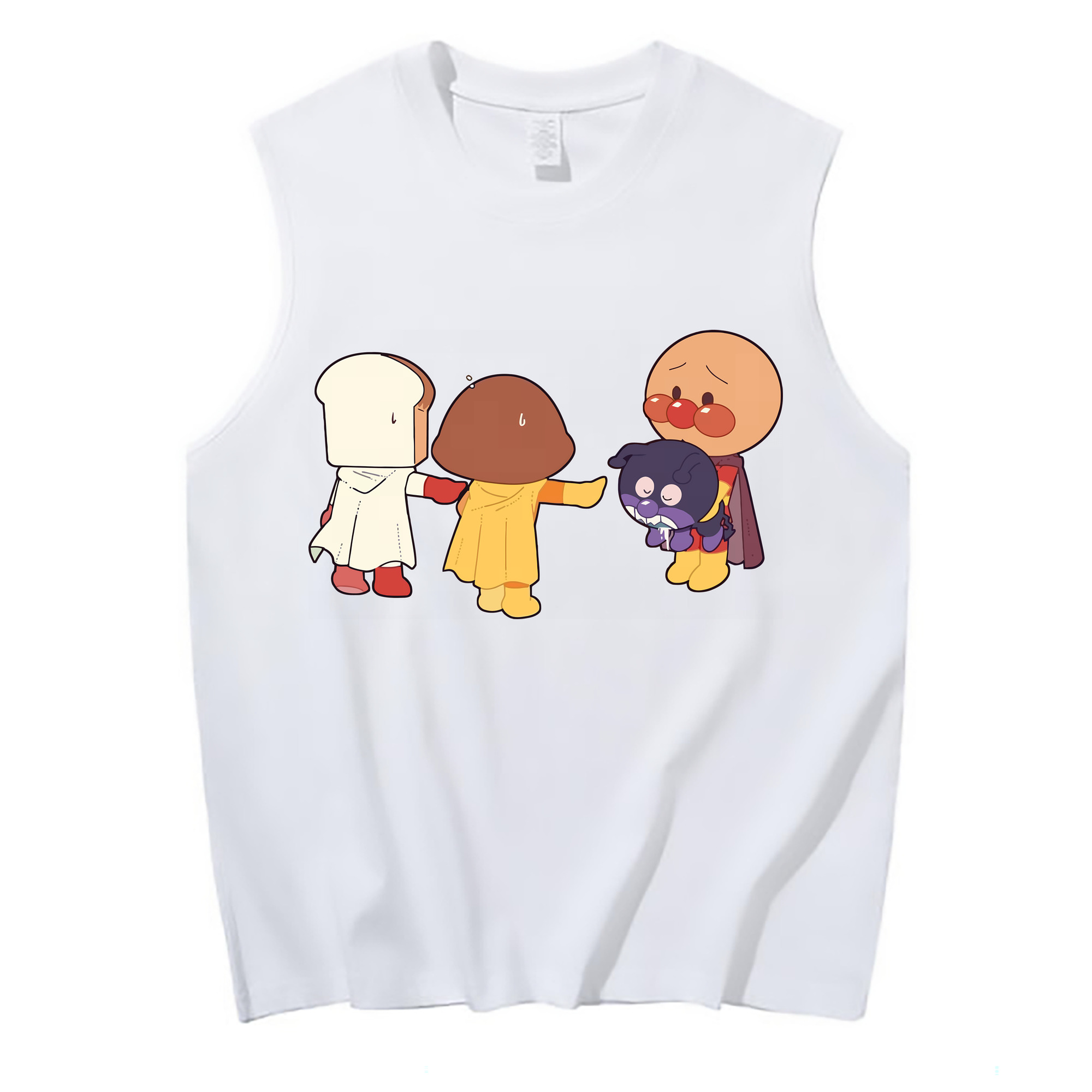 （画像用） アンパンマン Anpanman コットン100％タンクトップ（フロントプリント）