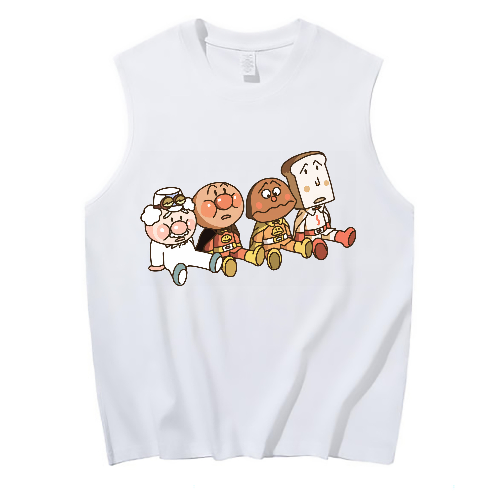（画像用） アンパンマン Anpanman コットン100％タンクトップ（フロントプリント）