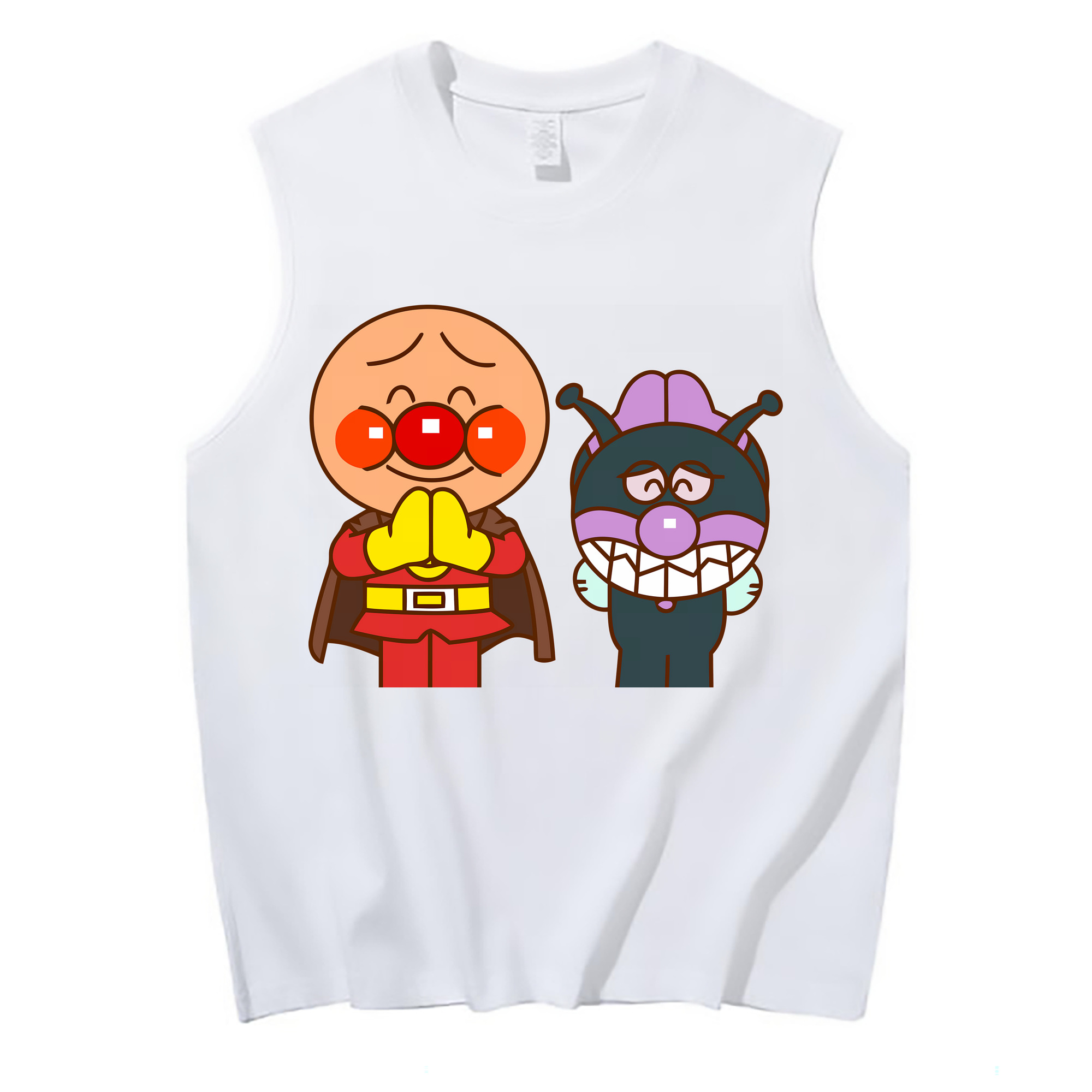 （画像用） アンパンマン Anpanman コットン100％タンクトップ（フロントプリント）