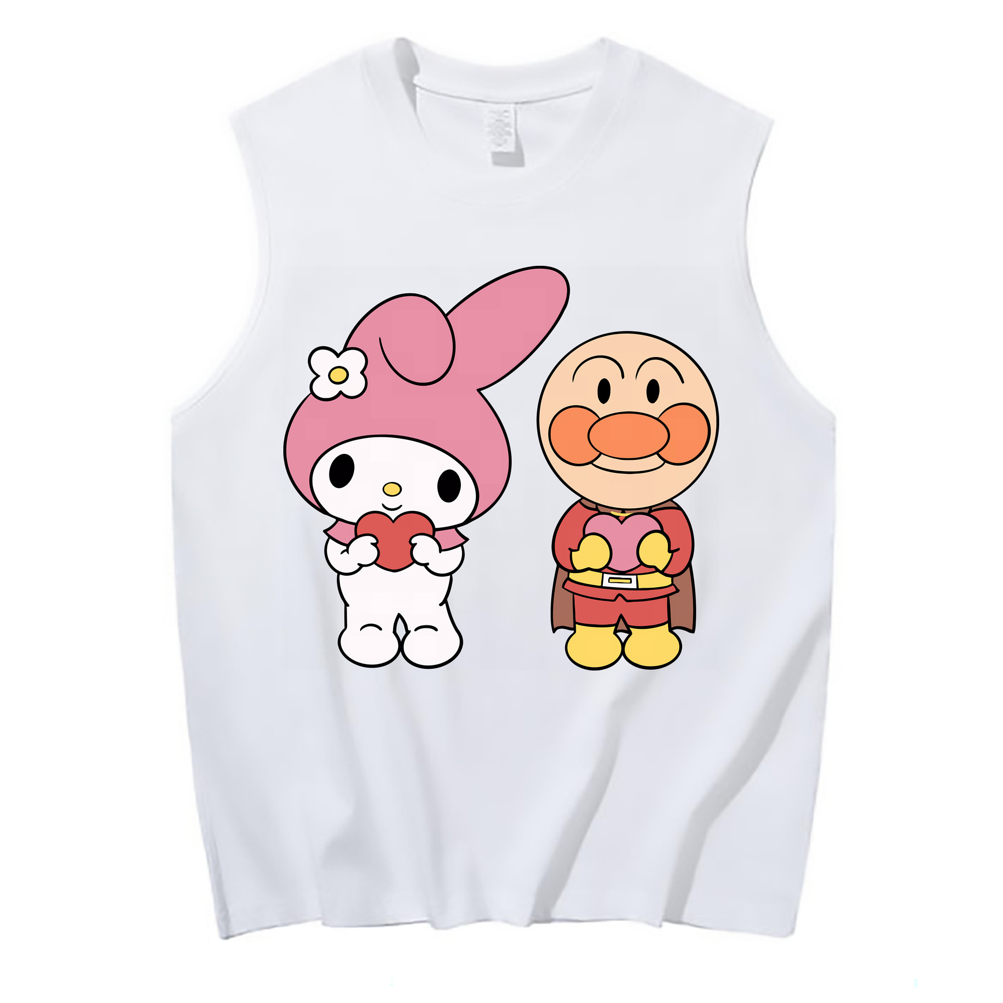 （画像用） アンパンマン Anpanman コットン100％タンクトップ（フロントプリント）
