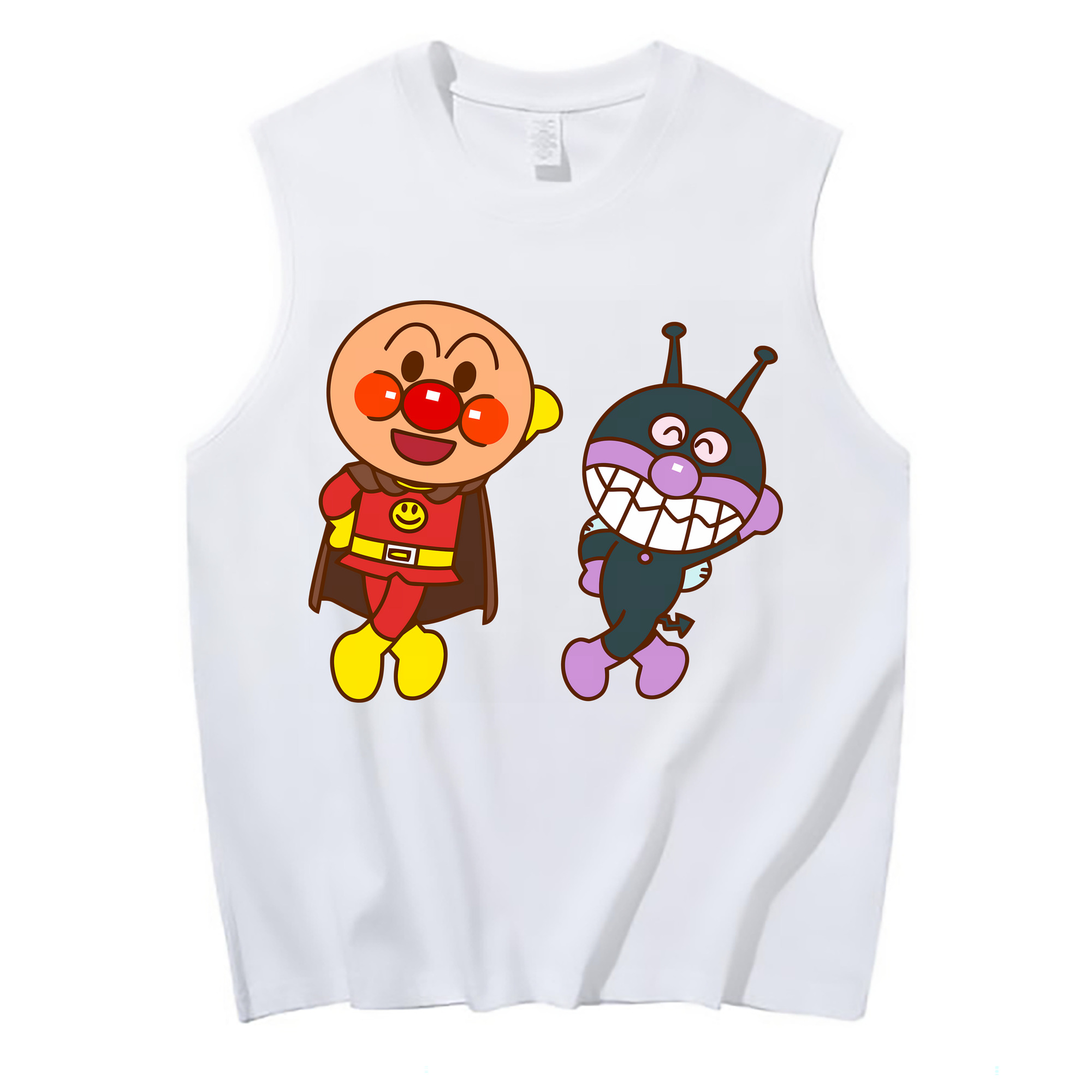 （画像用） アンパンマン Anpanman コットン100％タンクトップ（フロントプリント）