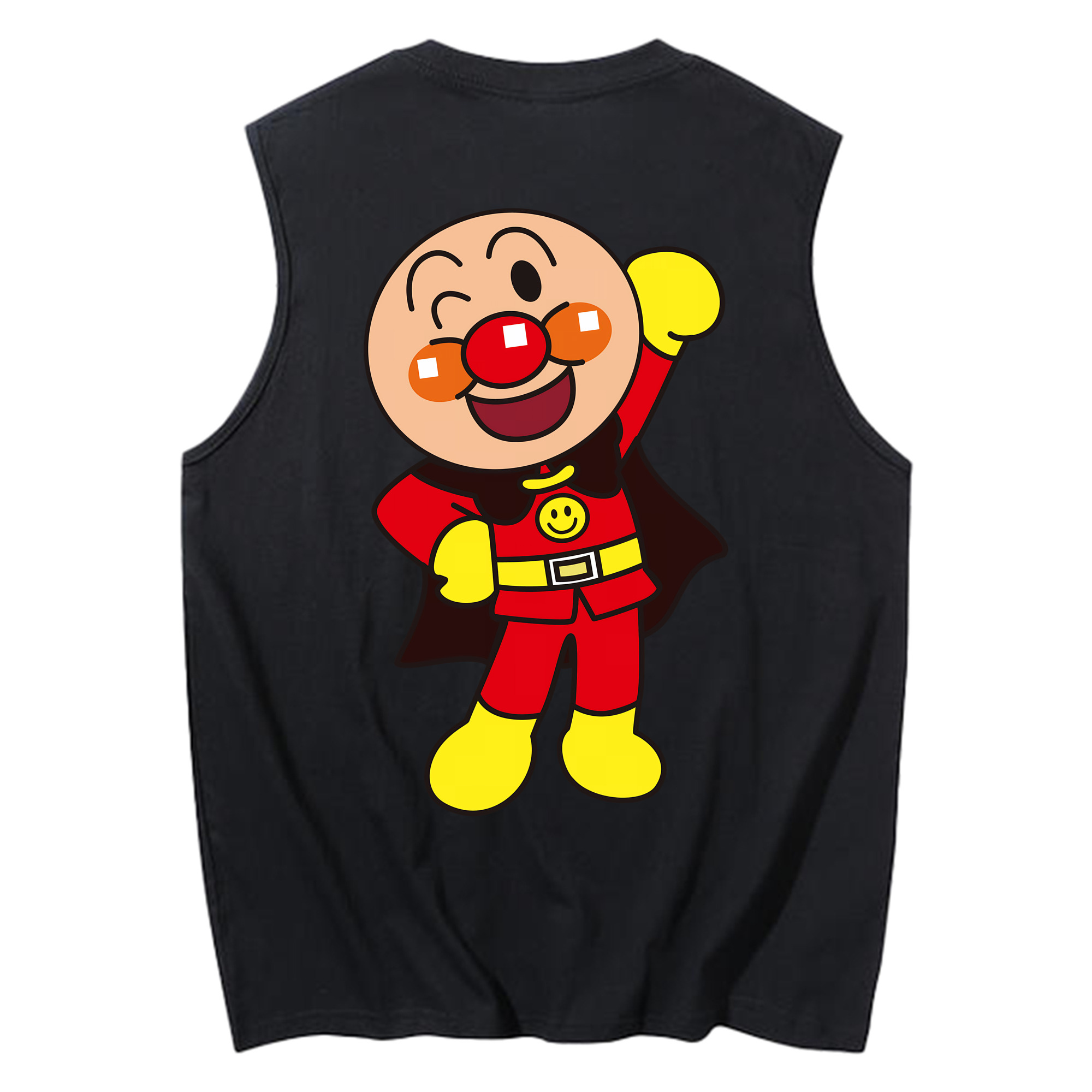 （画像用） アンパンマン Anpanman コットン100％タンクトップ（背面プリント）