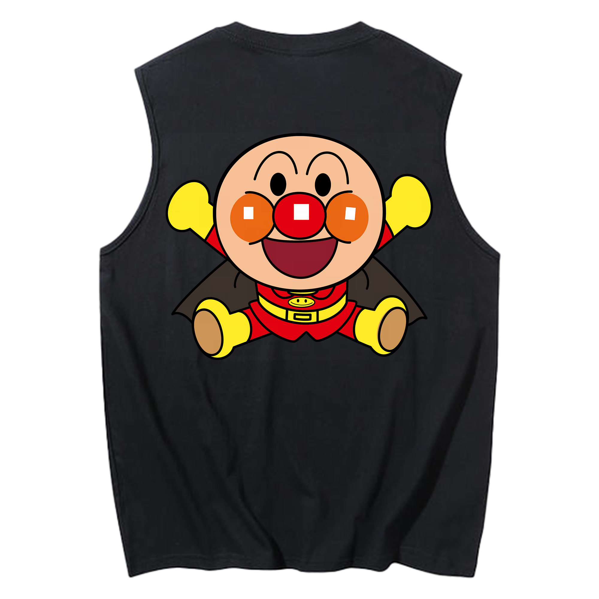 （画像用） アンパンマン Anpanman コットン100％タンクトップ（背面プリント）