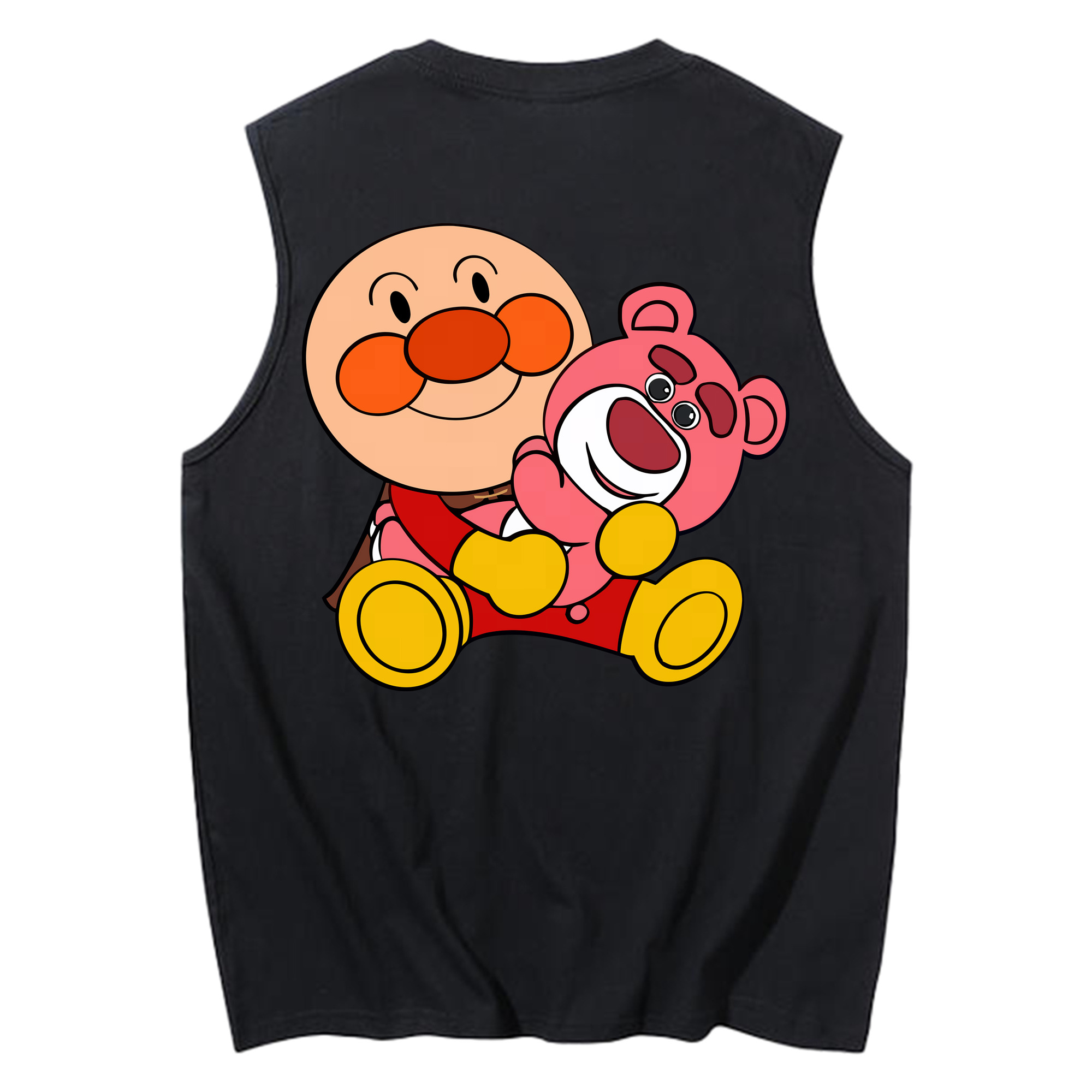 （画像用） アンパンマン Anpanman コットン100％タンクトップ（背面プリント）