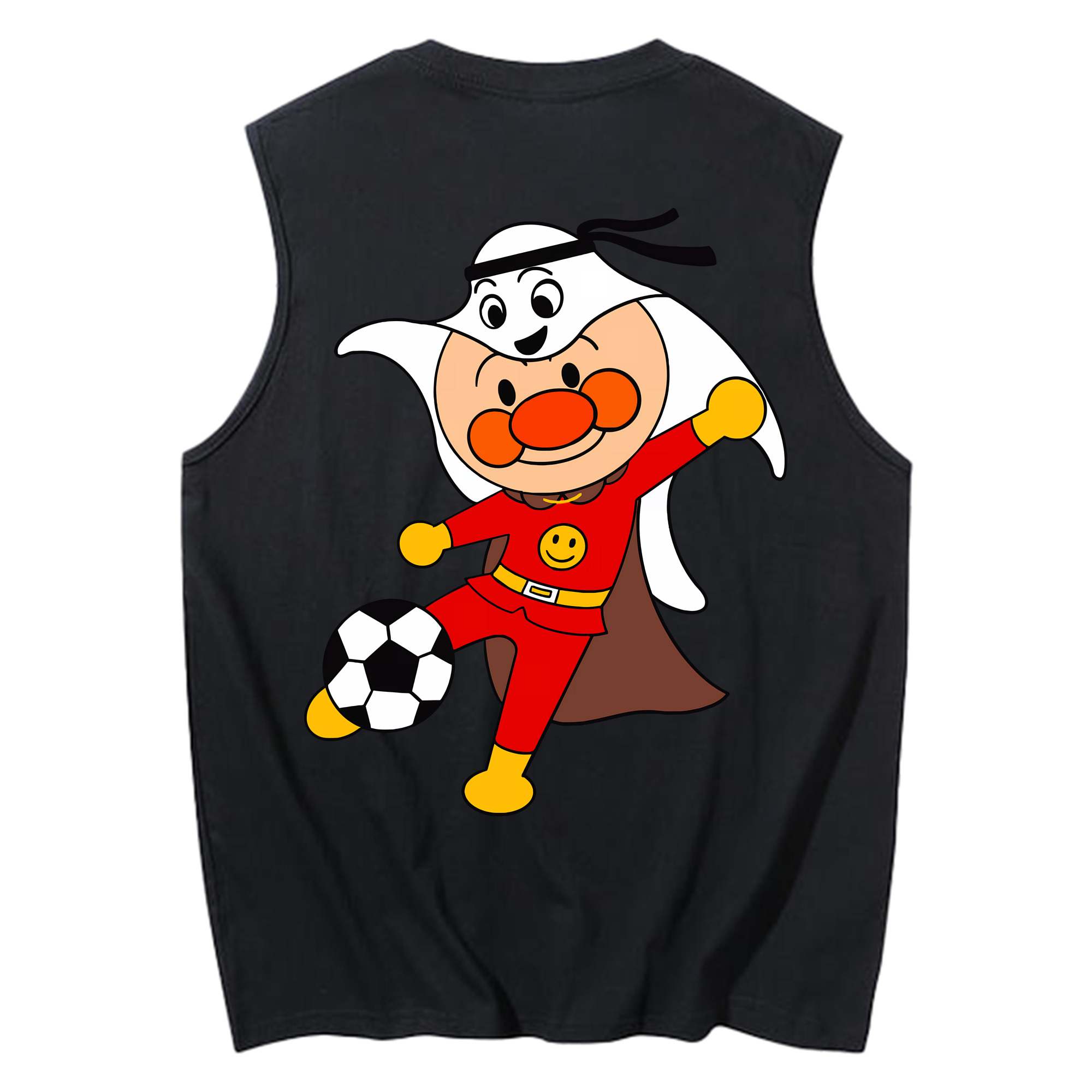 （画像用） アンパンマン Anpanman コットン100％タンクトップ（背面プリント）