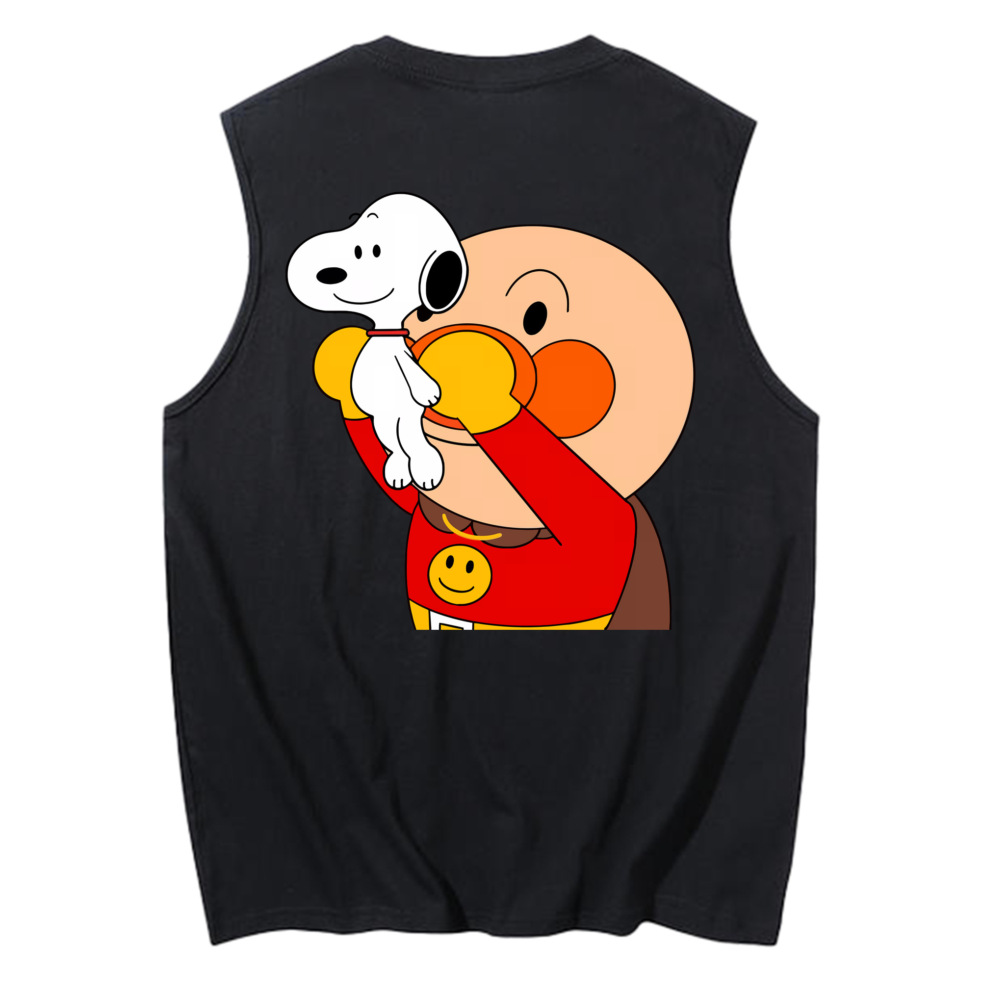 （画像用） アンパンマン Anpanman コットン100％タンクトップ（背面プリント）