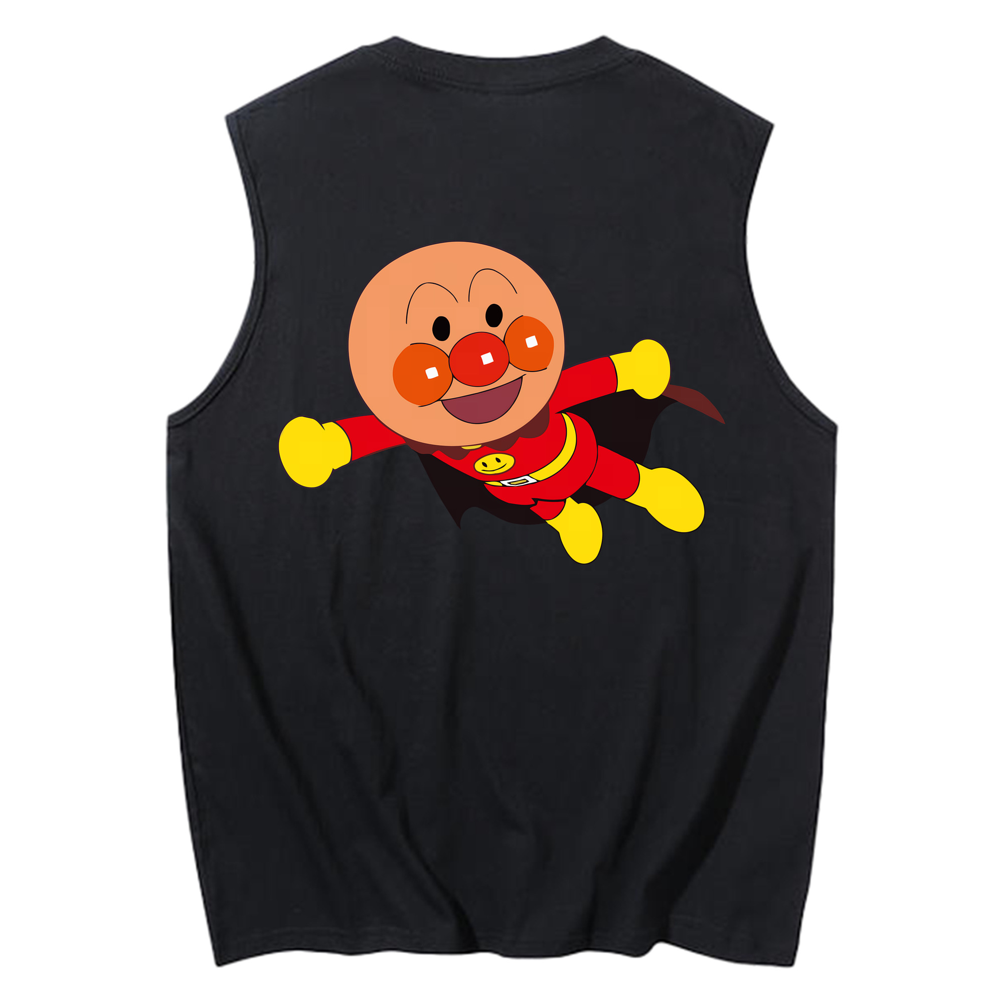 （画像用） アンパンマン Anpanman コットン100％タンクトップ（背面プリント）