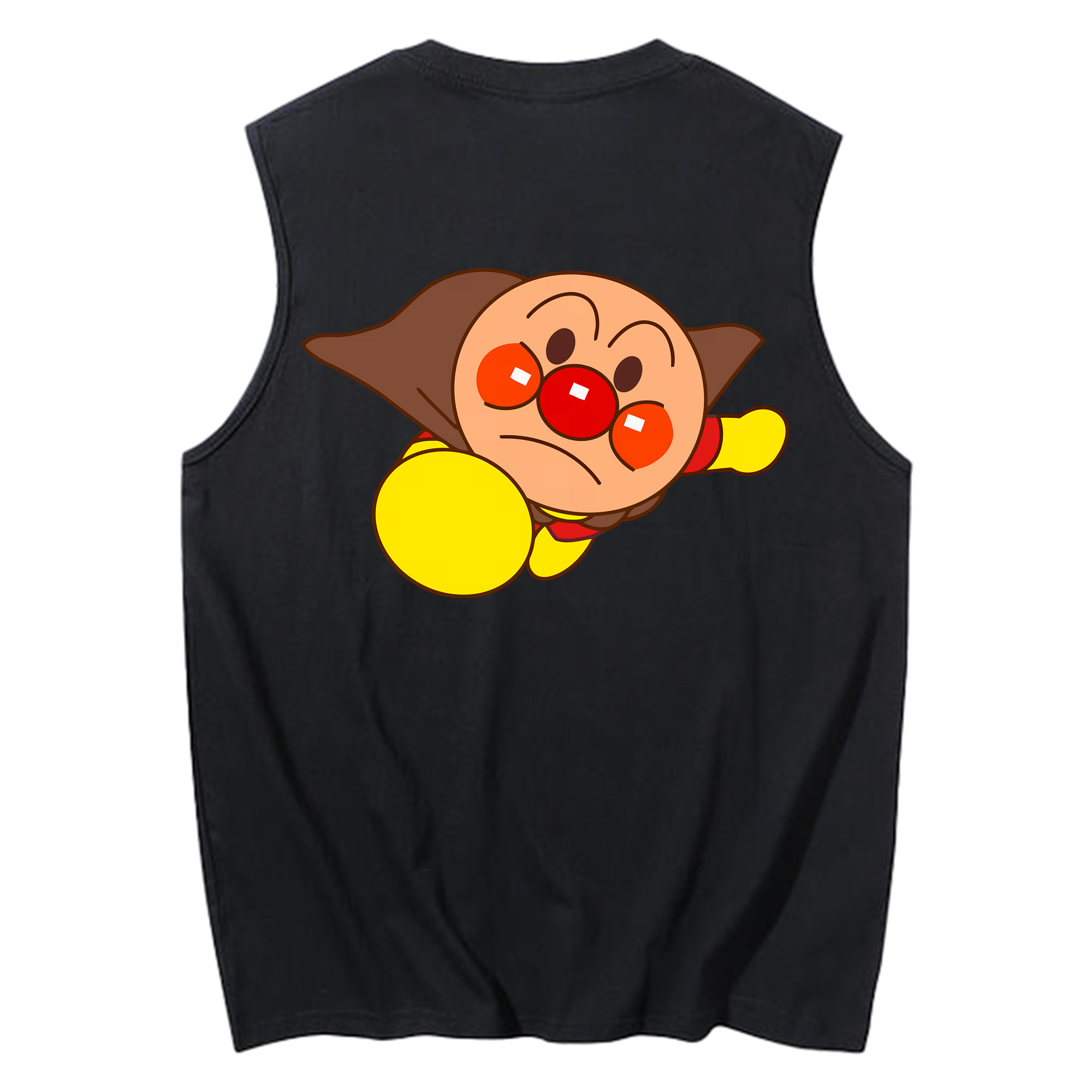 （画像用） アンパンマン Anpanman コットン100％タンクトップ（背面プリント）