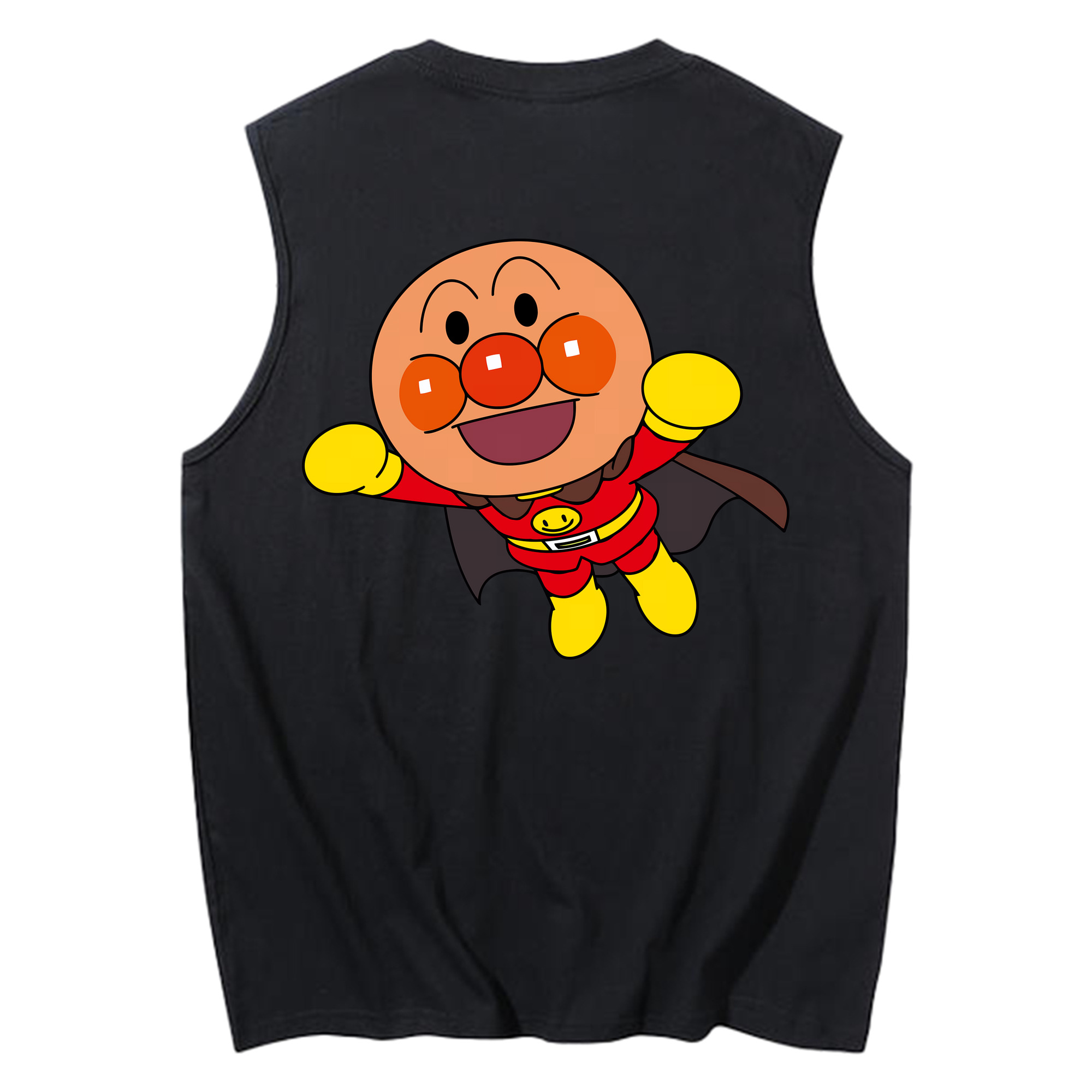 （画像用） アンパンマン Anpanman コットン100％タンクトップ（背面プリント）