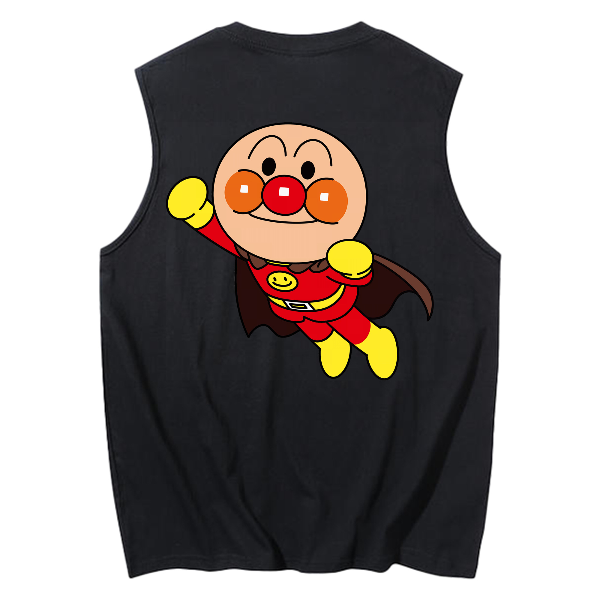 （画像用） アンパンマン Anpanman コットン100％タンクトップ（背面プリント）