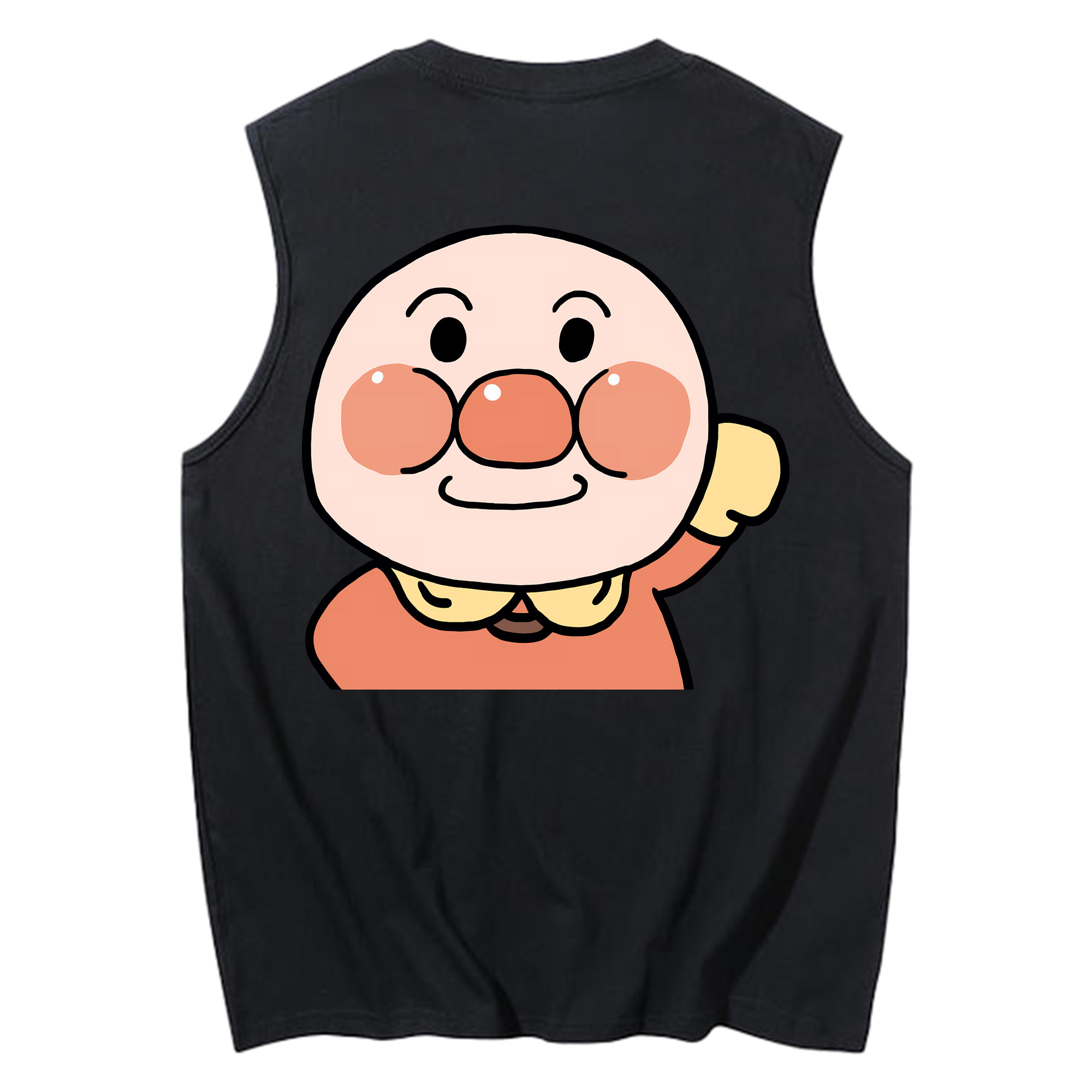 （画像用） アンパンマン Anpanman コットン100％タンクトップ（背面プリント）