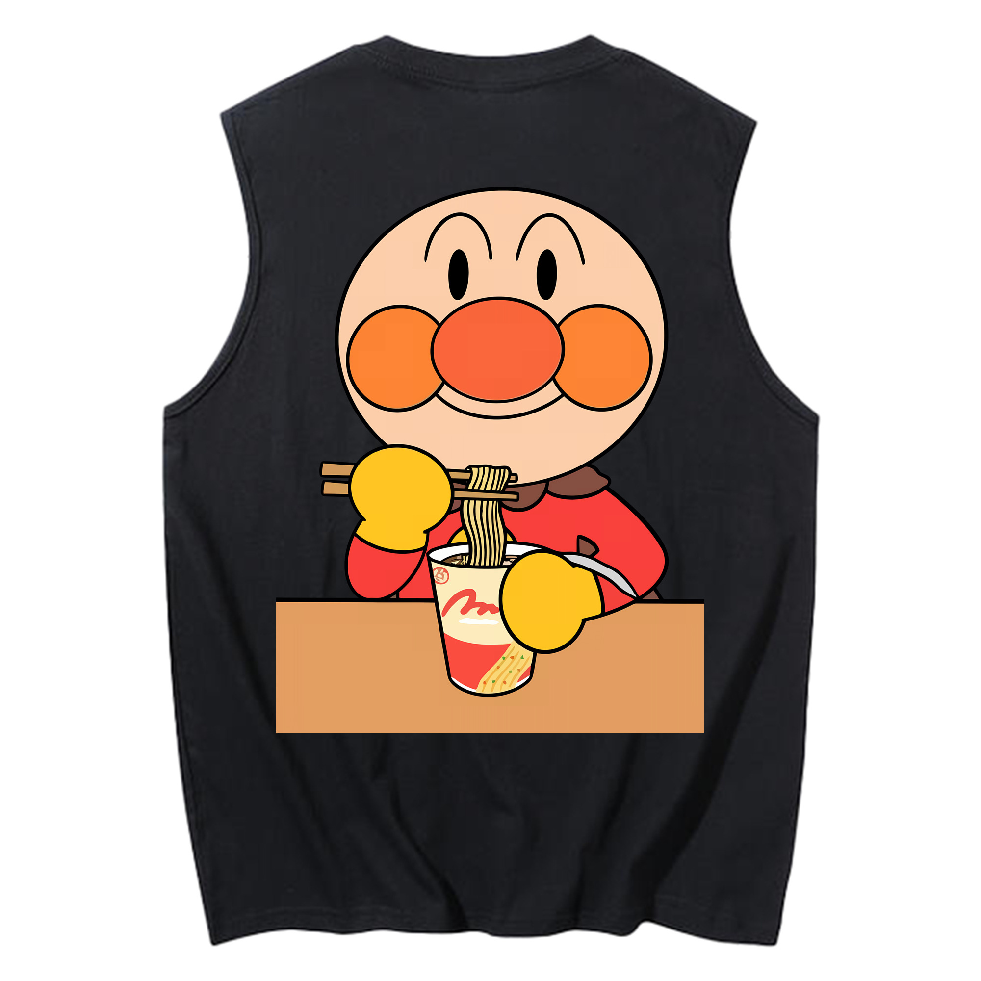 （画像用） アンパンマン Anpanman コットン100％タンクトップ（背面プリント）