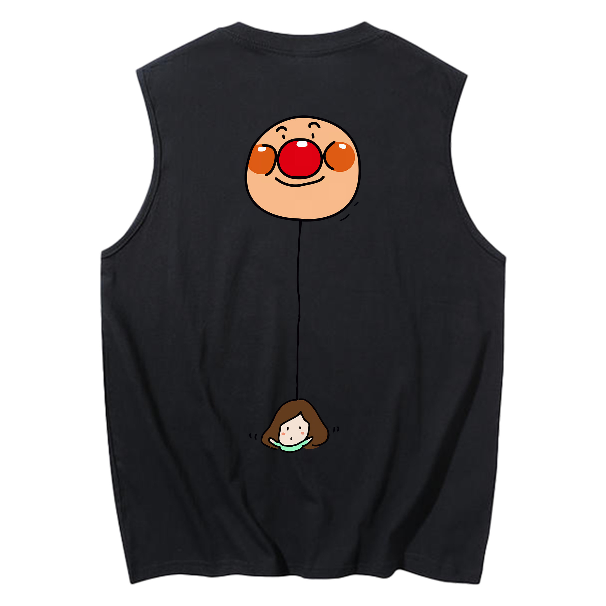 （画像用） アンパンマン Anpanman コットン100％タンクトップ（背面プリント）