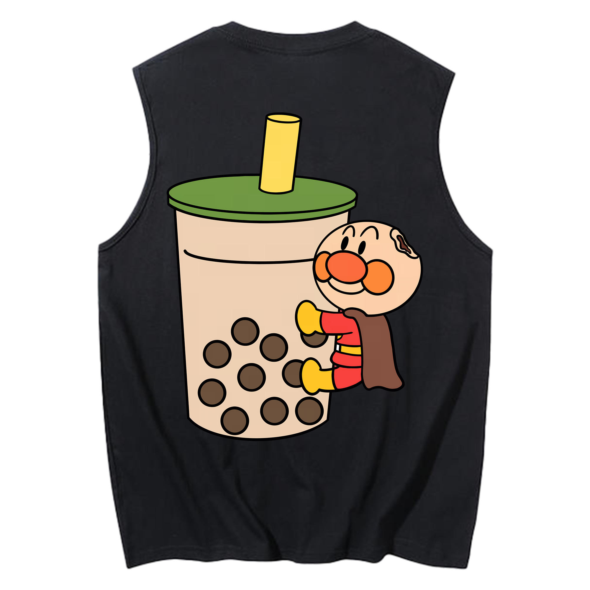 （画像用） アンパンマン Anpanman コットン100％タンクトップ（背面プリント）