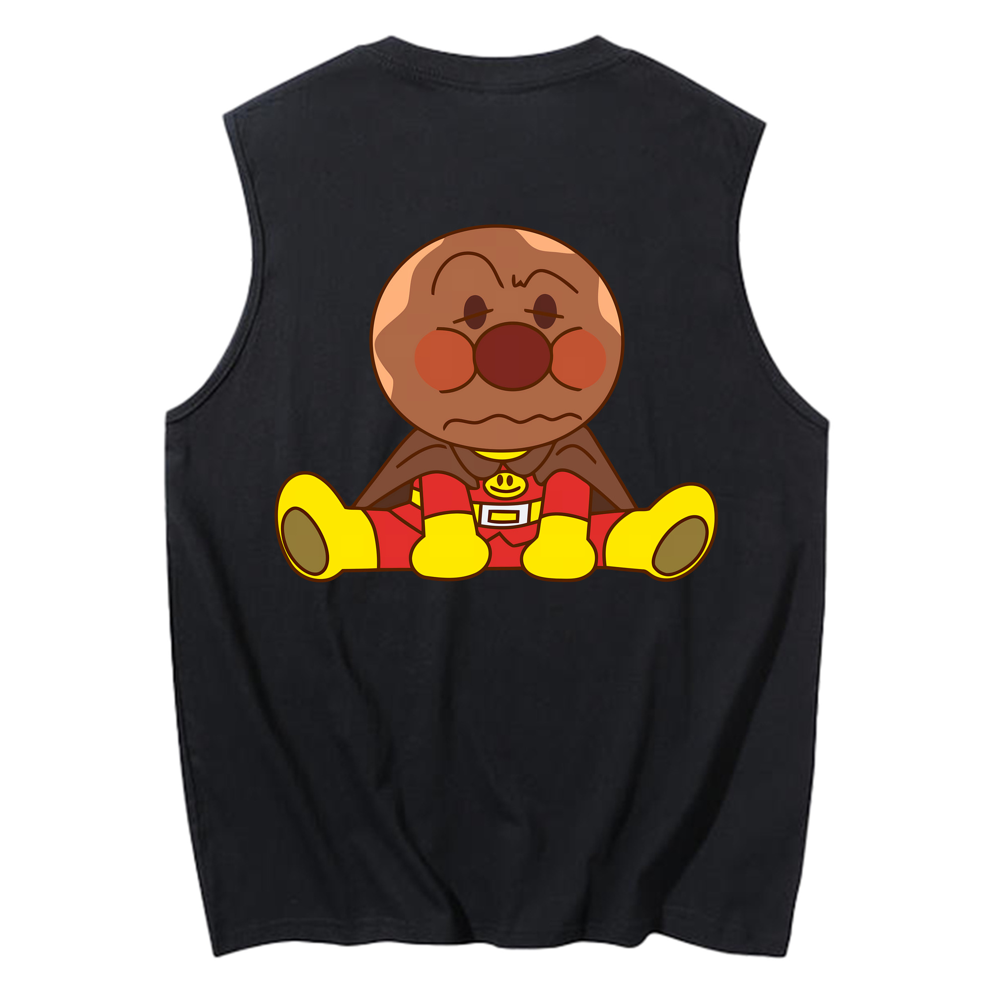 （画像用） アンパンマン Anpanman コットン100％タンクトップ（背面プリント）