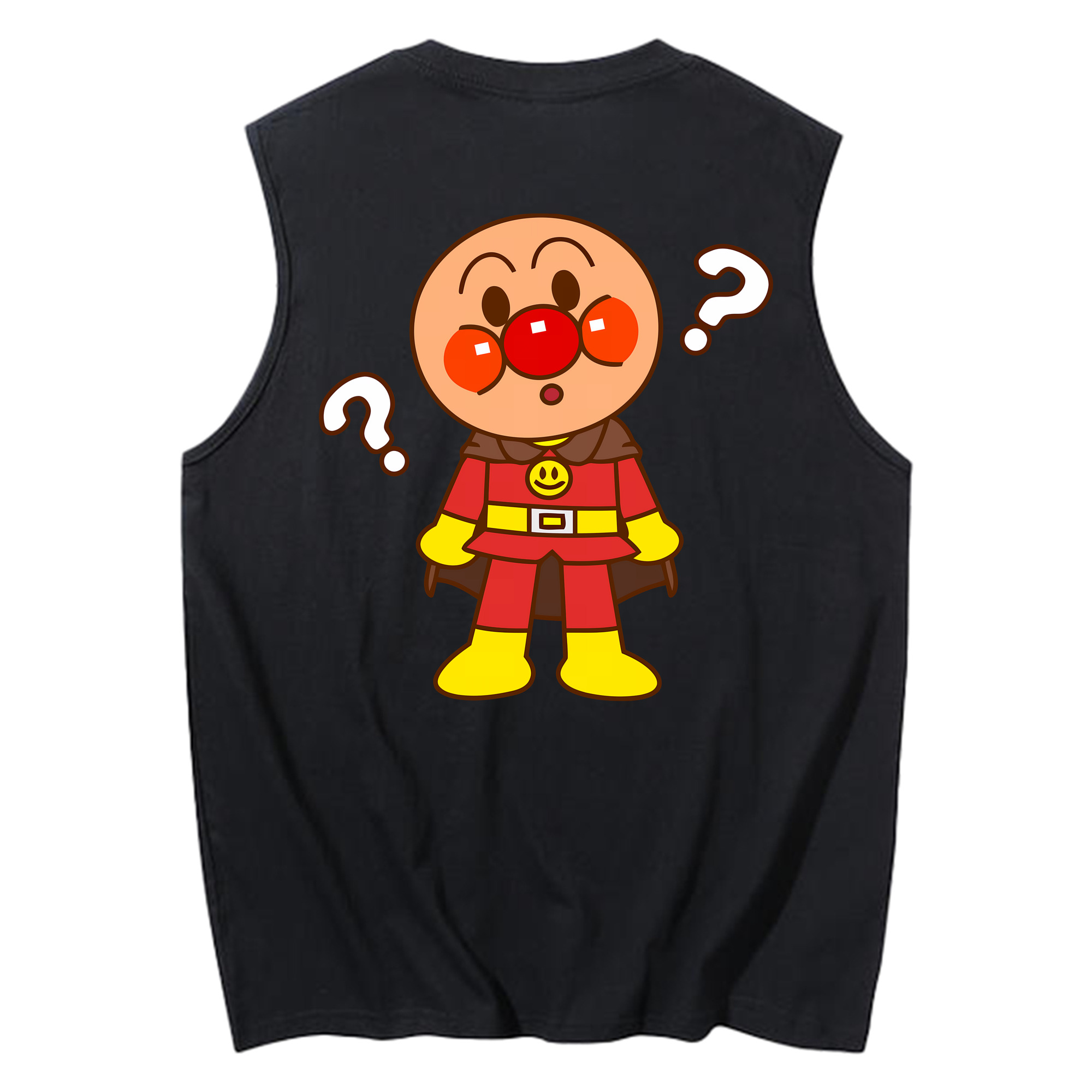 （画像用） アンパンマン Anpanman コットン100％タンクトップ（背面プリント）