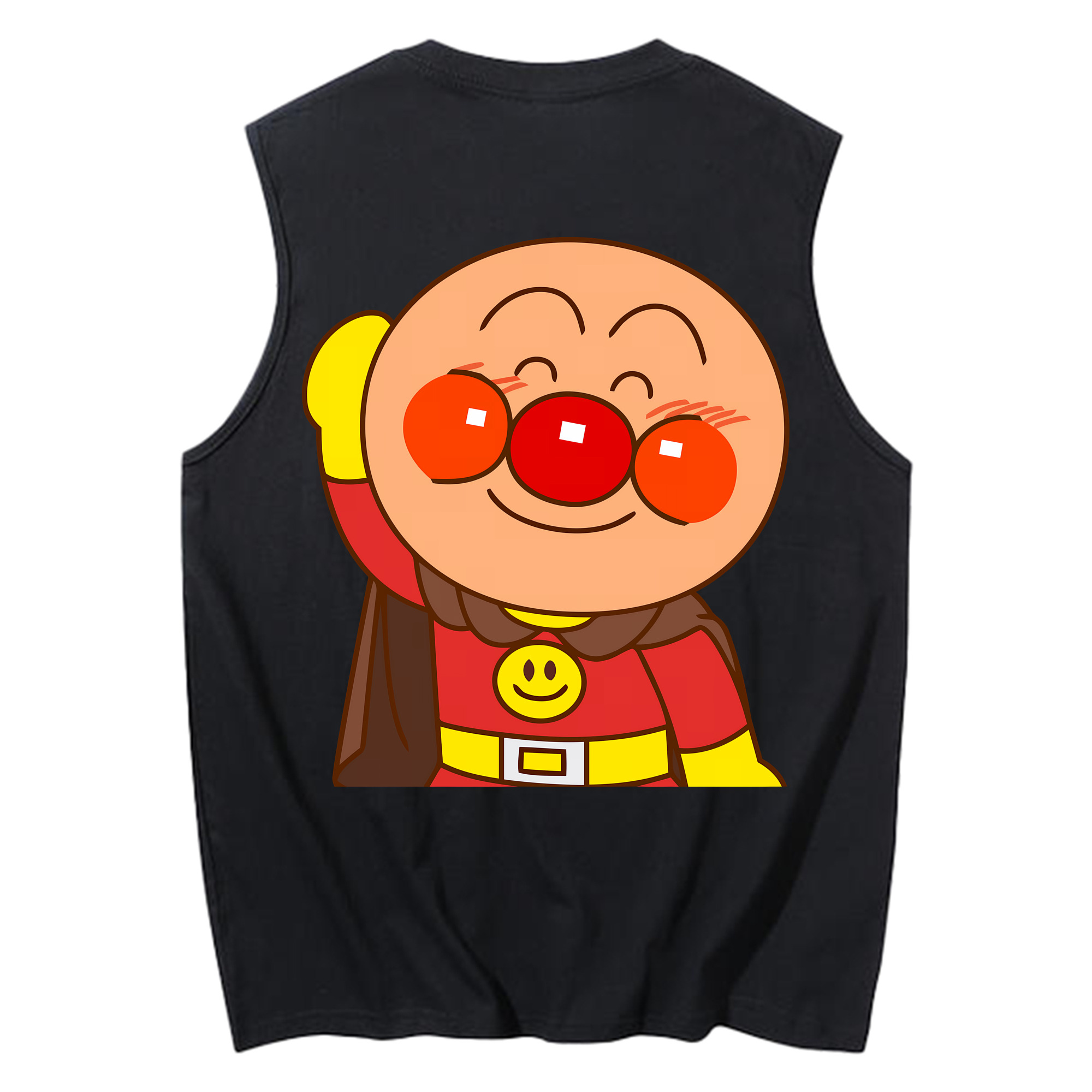 （画像用） アンパンマン Anpanman コットン100％タンクトップ（背面プリント）
