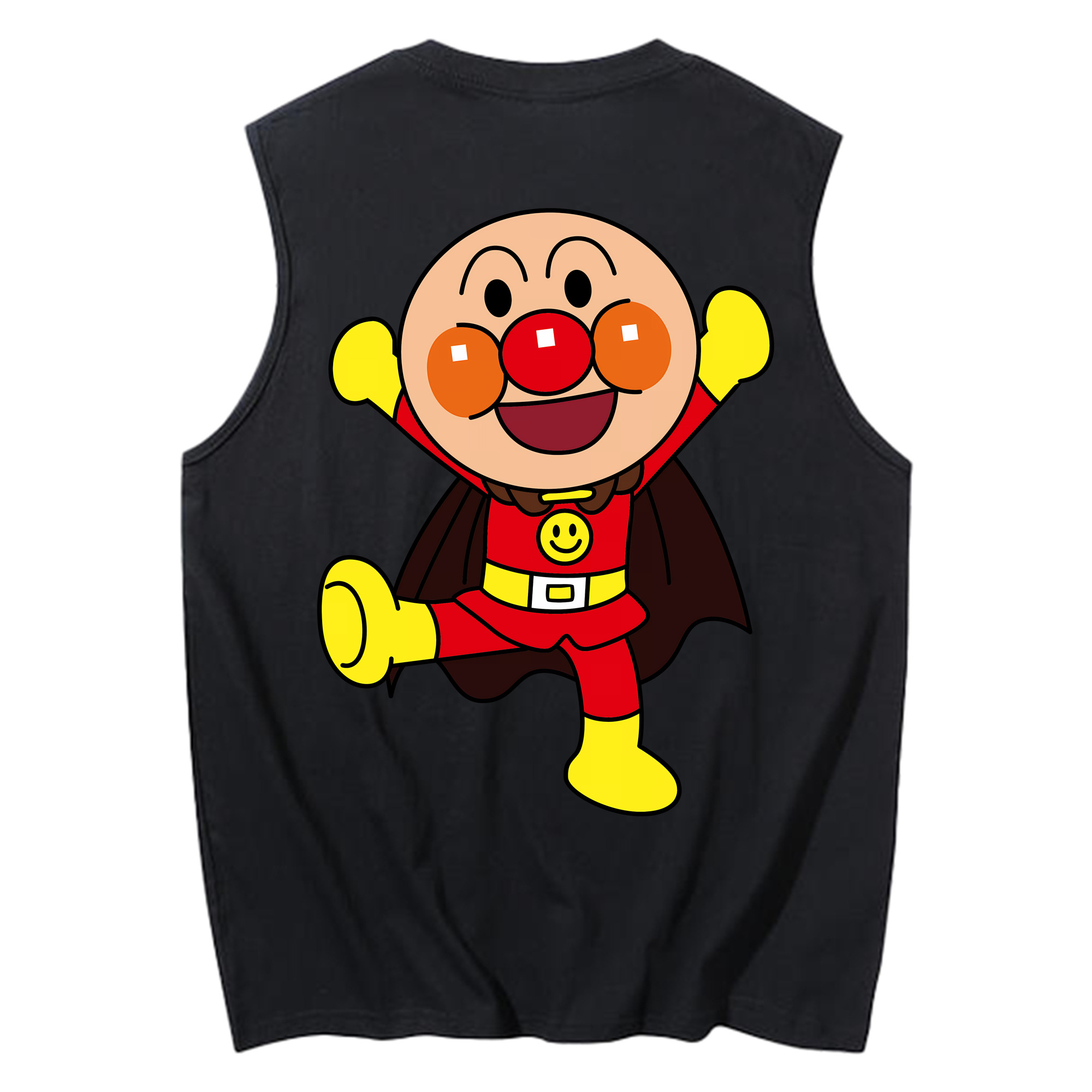 （画像用） アンパンマン Anpanman コットン100％タンクトップ（背面プリント）