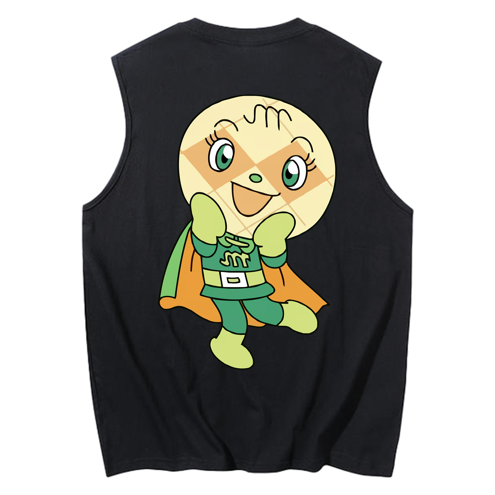 （画像用） アンパンマン Anpanman コットン100％タンクトップ（背面プリント）