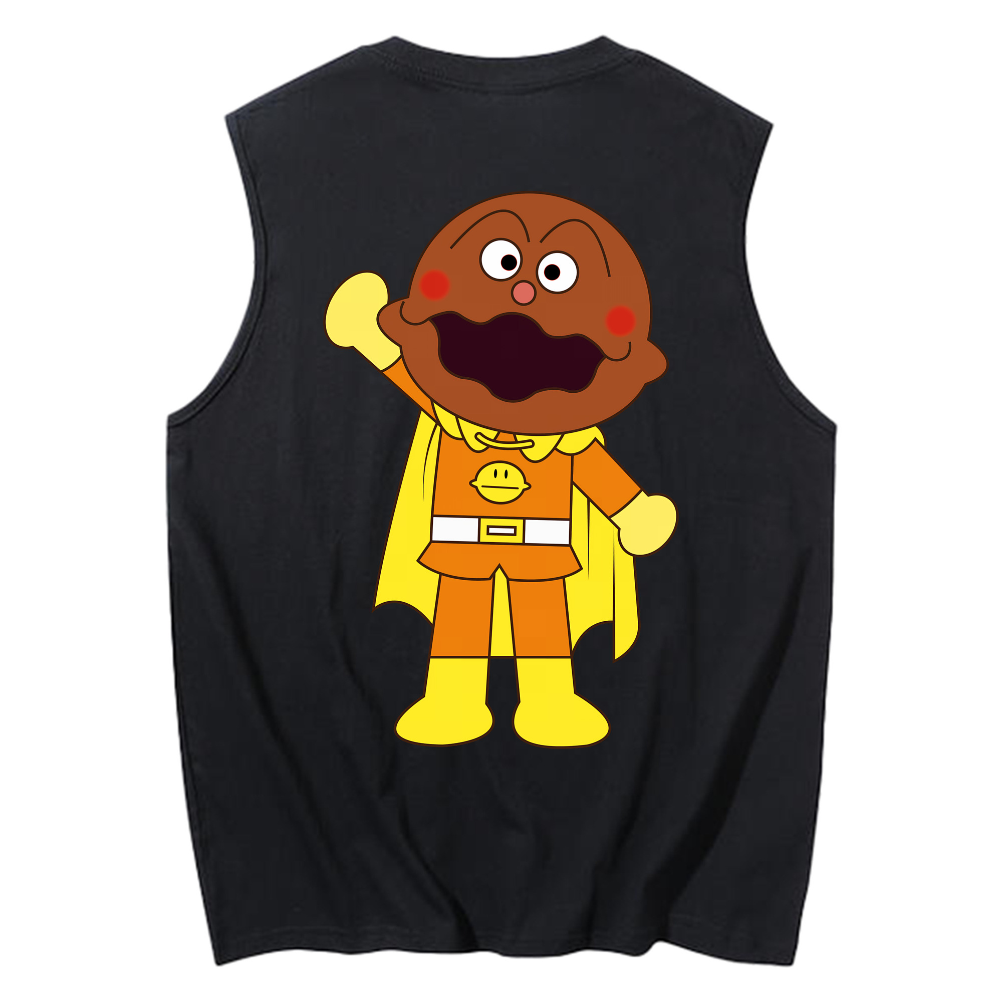 （画像用） アンパンマン Anpanman コットン100％タンクトップ（背面プリント）