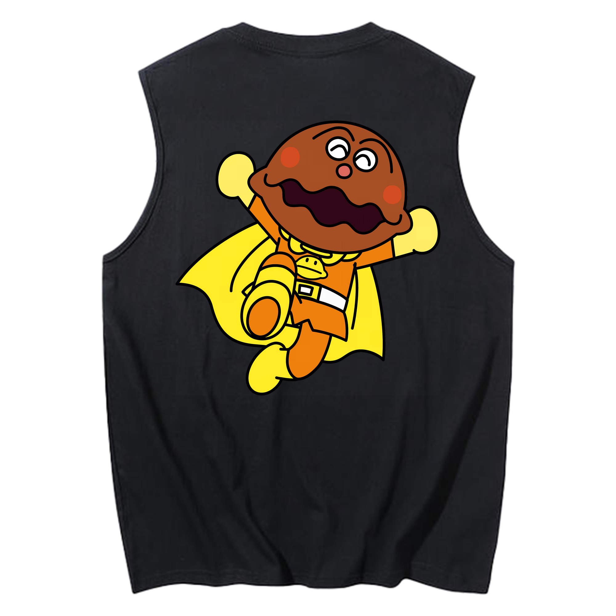 （画像用） アンパンマン Anpanman コットン100％タンクトップ（背面プリント）