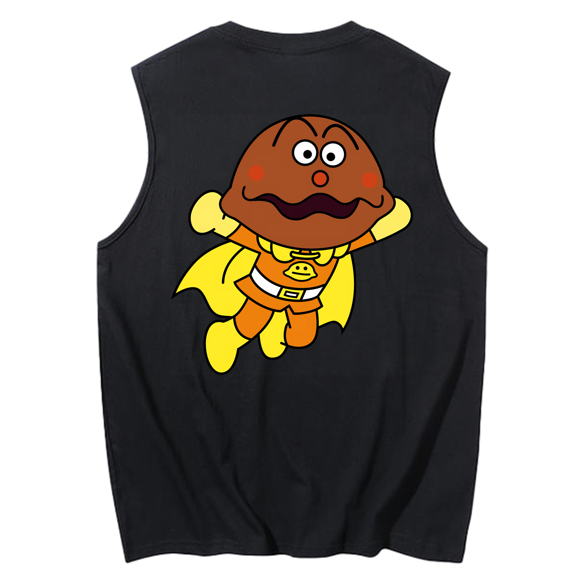 （画像用） アンパンマン Anpanman コットン100％タンクトップ（背面プリント）