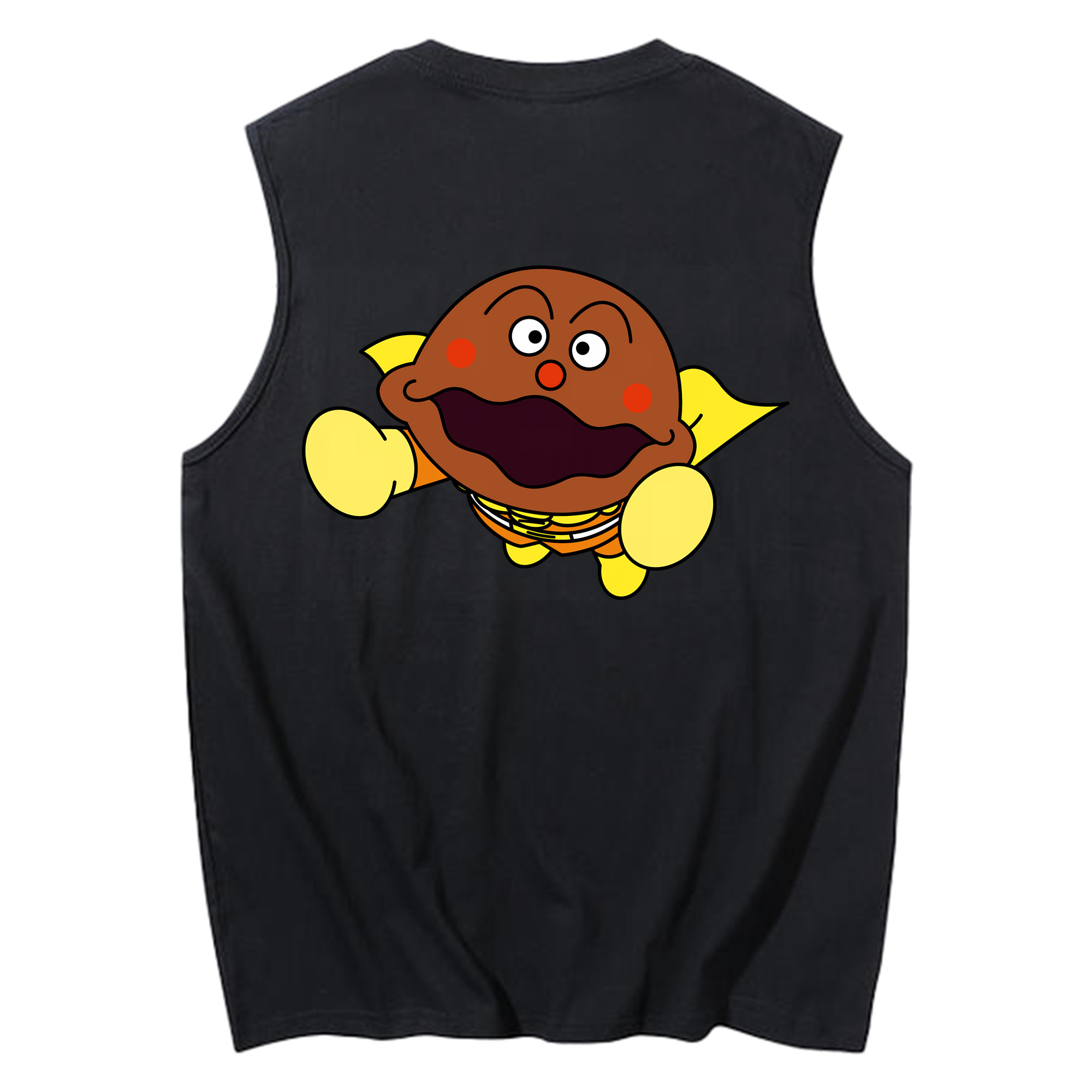（画像用） アンパンマン Anpanman コットン100％タンクトップ（背面プリント）