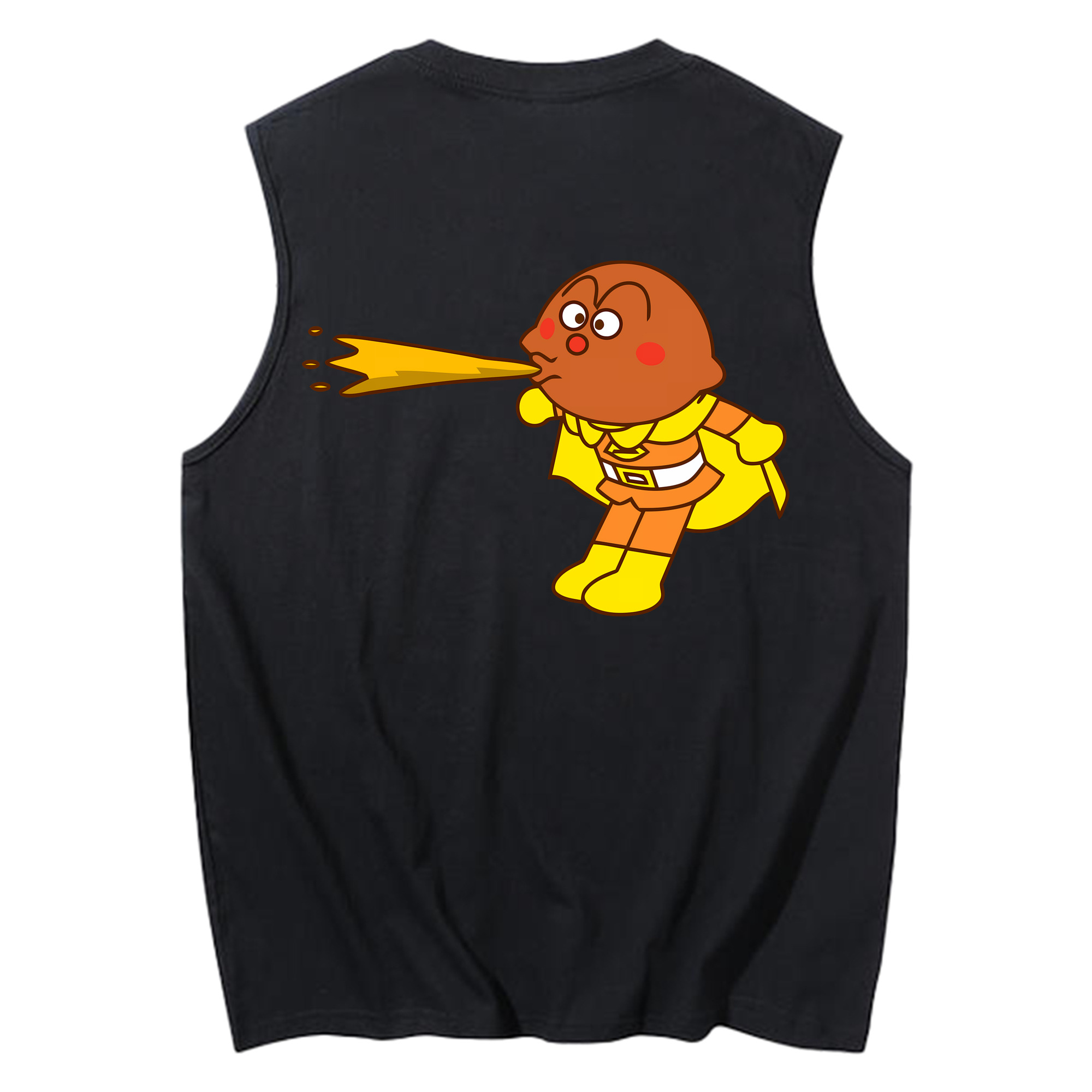 （画像用） アンパンマン Anpanman コットン100％タンクトップ（背面プリント）