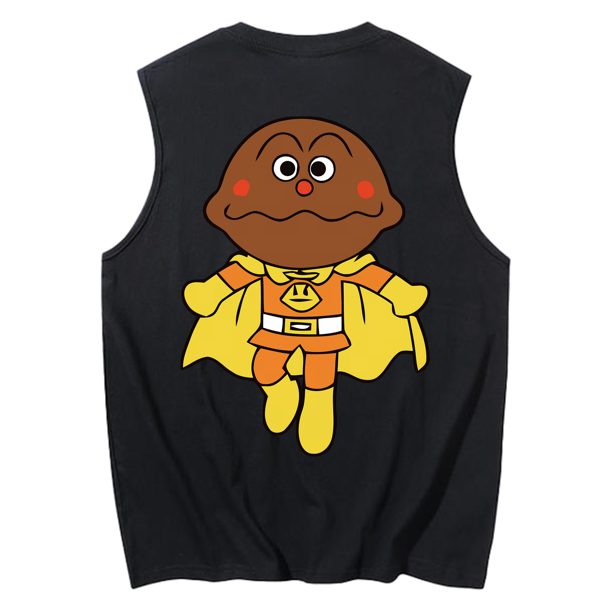 （画像用） アンパンマン Anpanman コットン100％タンクトップ（背面プリント）
