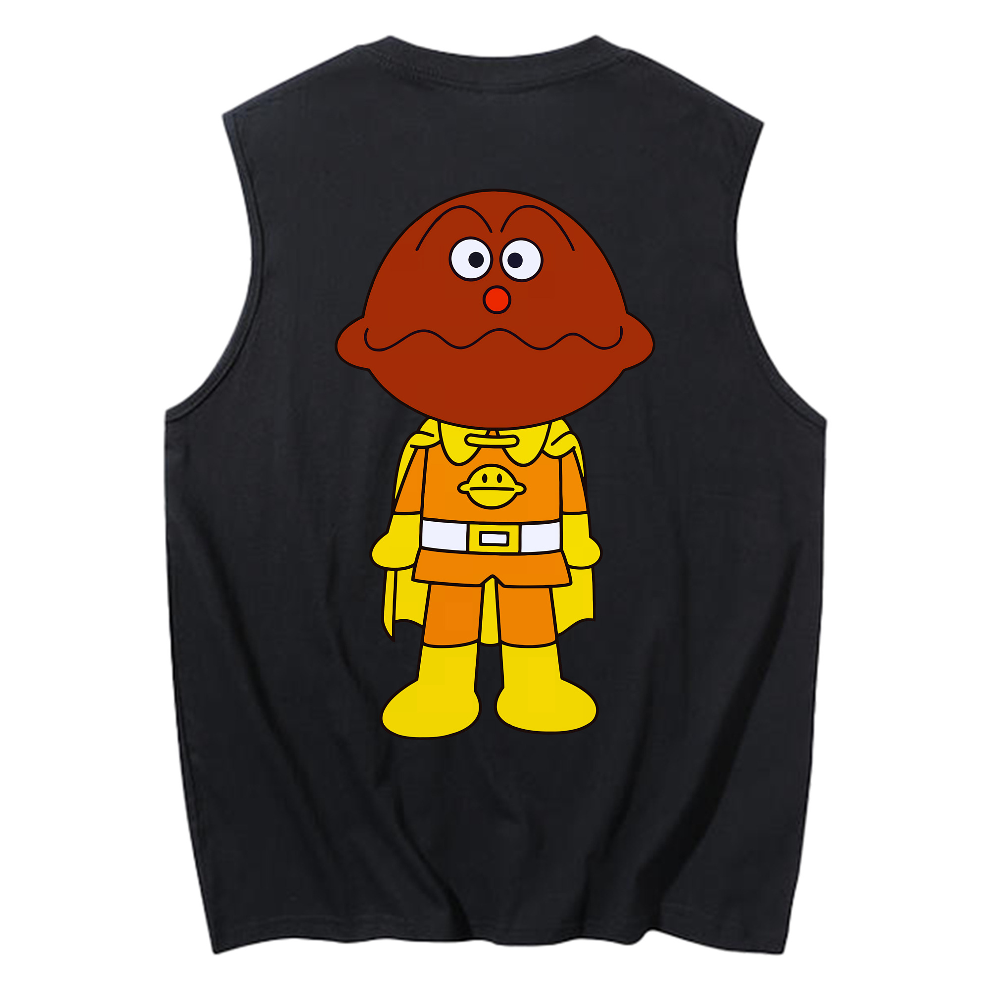 （画像用） アンパンマン Anpanman コットン100％タンクトップ（背面プリント）
