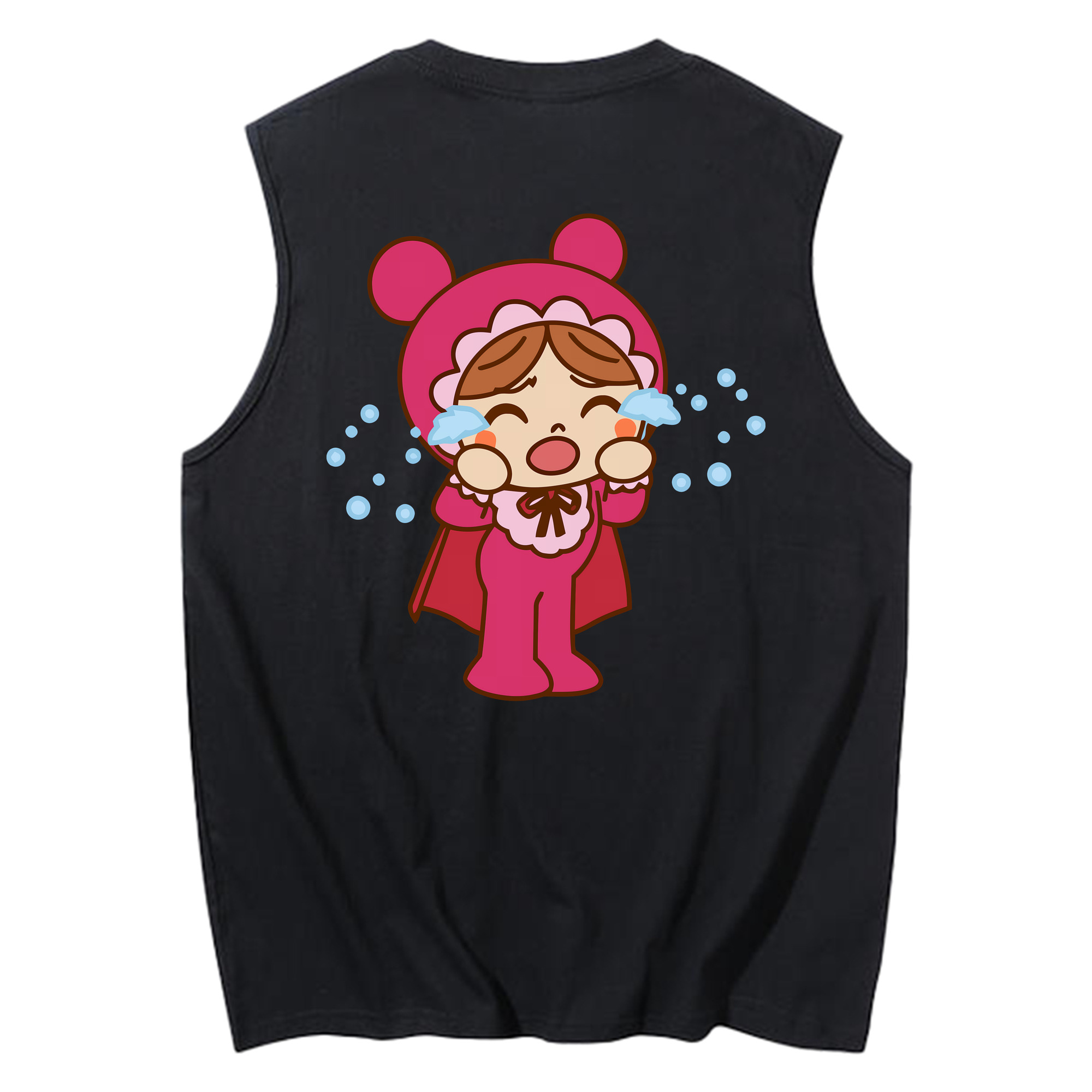 （画像用） アンパンマン Anpanman コットン100％タンクトップ（背面プリント）