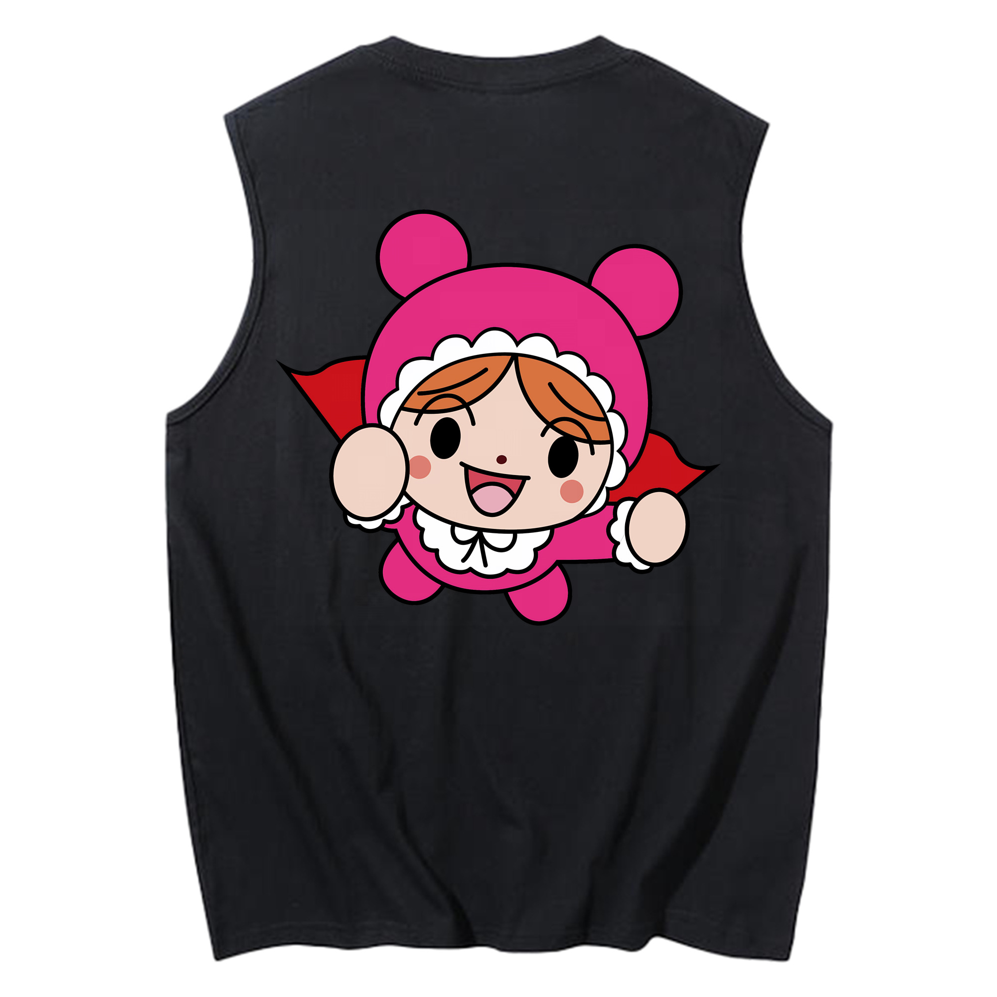（画像用） アンパンマン Anpanman コットン100％タンクトップ（背面プリント）