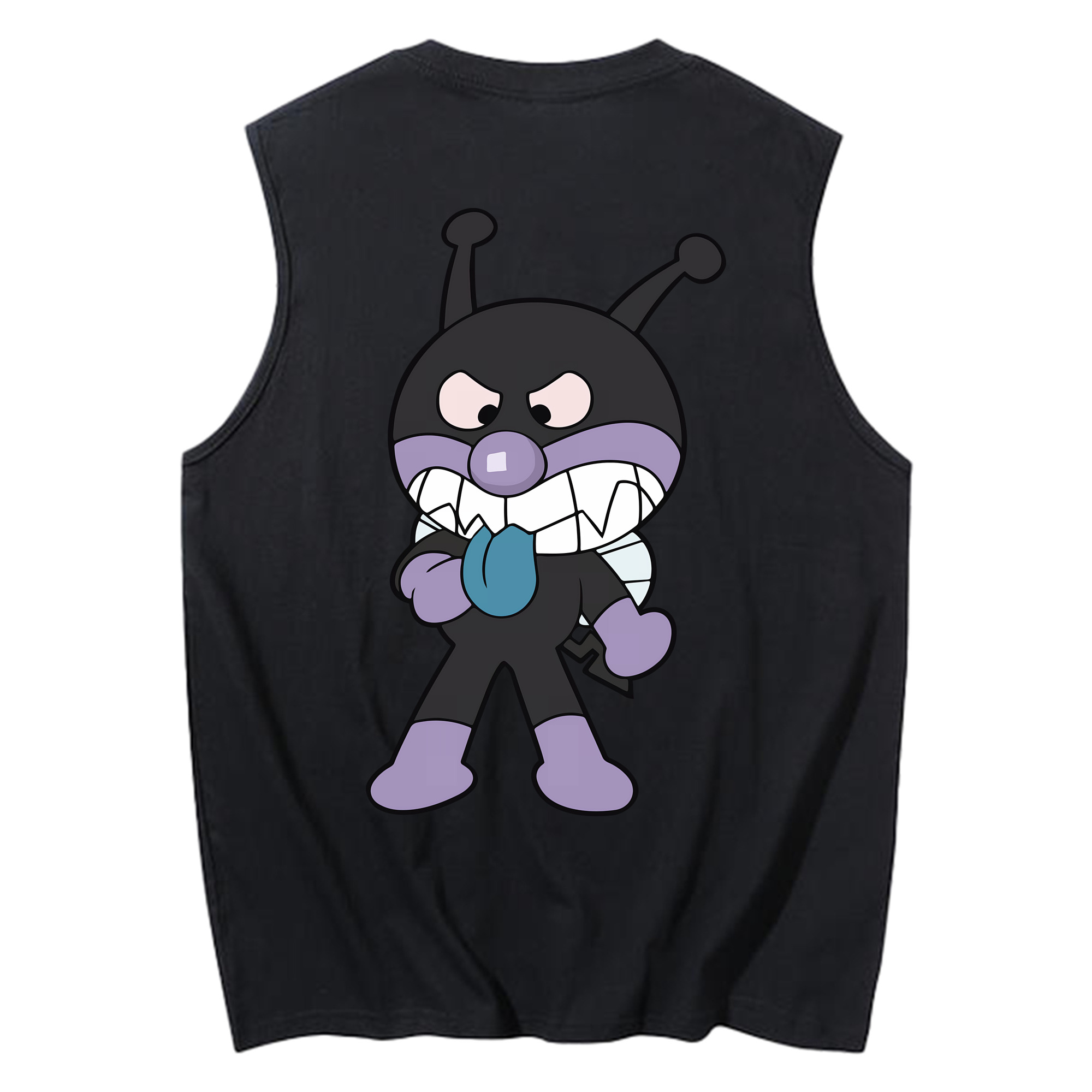 （画像用） アンパンマン Anpanman コットン100％タンクトップ（背面プリント）