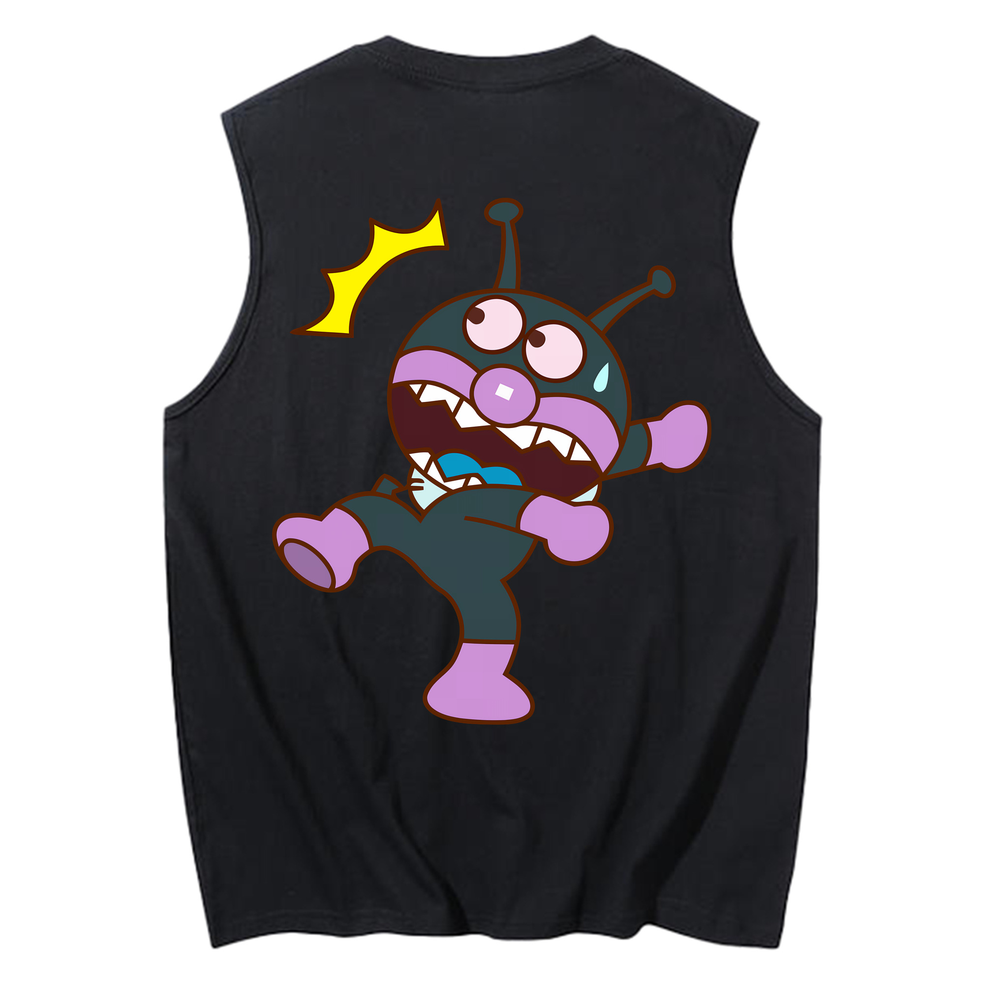 （画像用） アンパンマン Anpanman コットン100％タンクトップ（背面プリント）